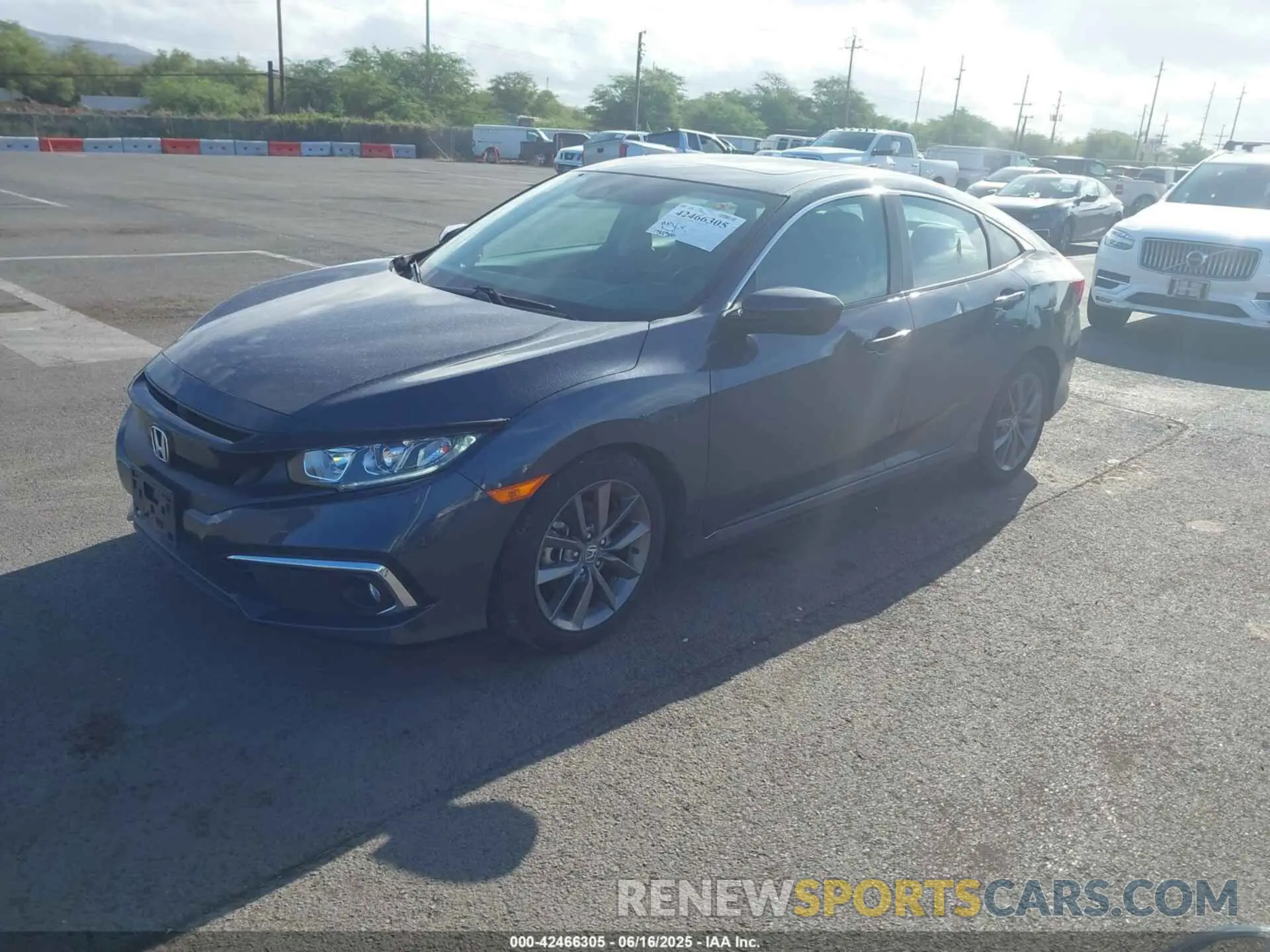 2 Photograph of a damaged car 19XFC1F34LE008249 HONDA CIVIC 2020