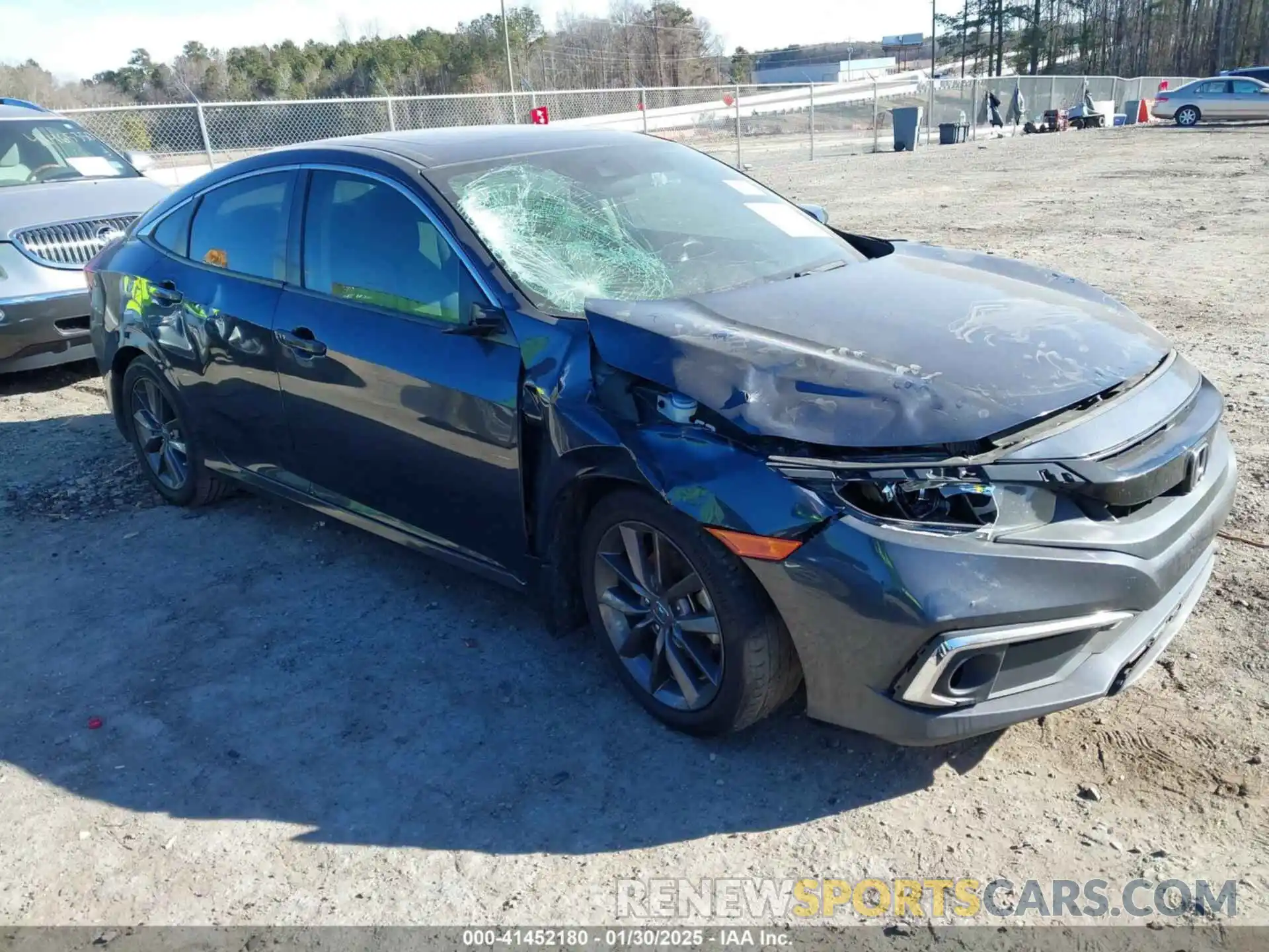 1 Photograph of a damaged car 19XFC1F34LE013452 HONDA CIVIC 2020