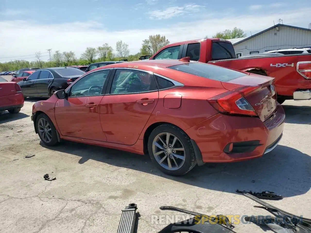 2 Photograph of a damaged car 19XFC1F34LE022331 HONDA CIVIC 2020