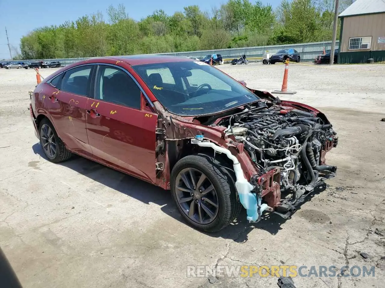 4 Photograph of a damaged car 19XFC1F34LE022331 HONDA CIVIC 2020