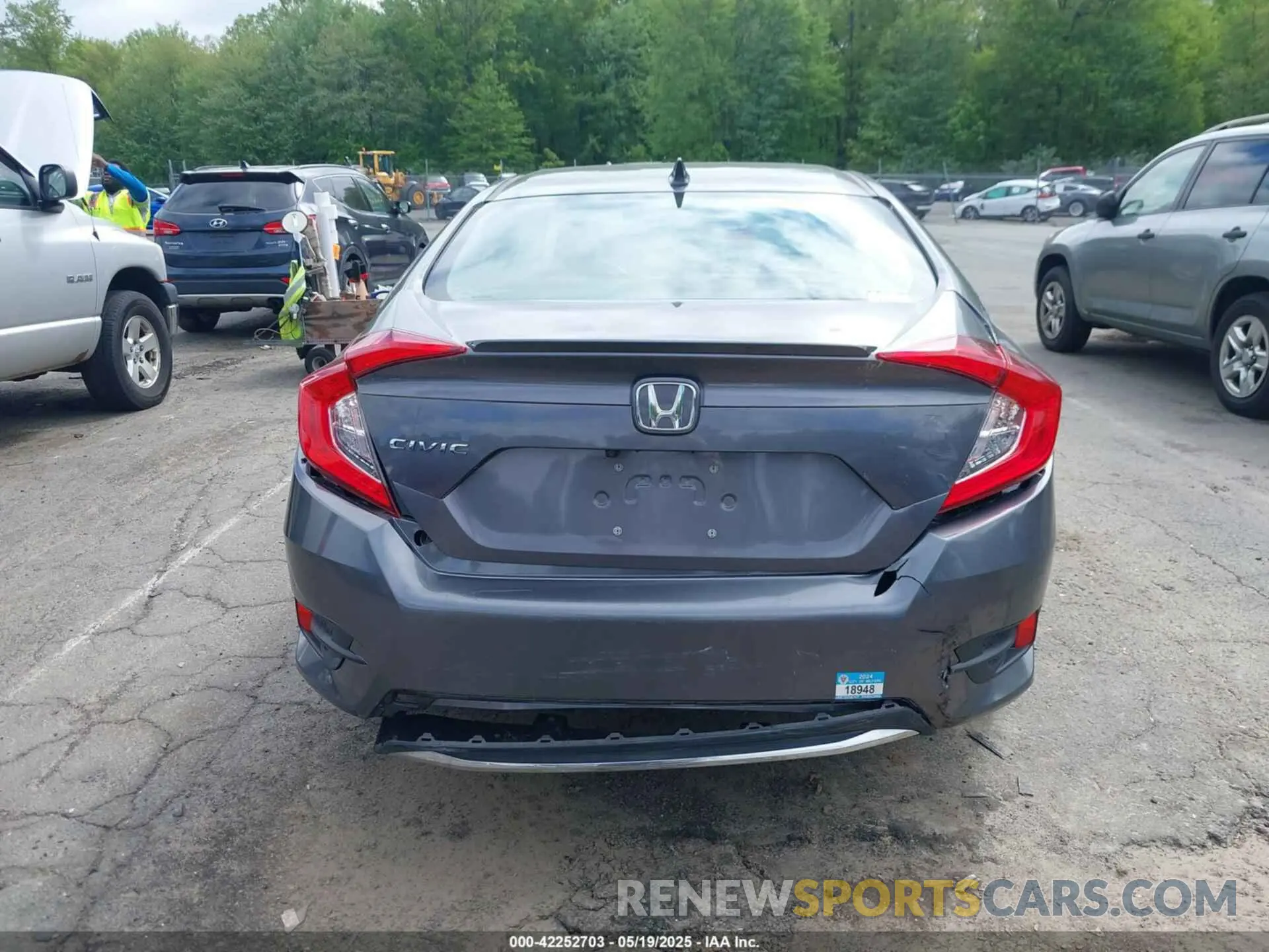 16 Photograph of a damaged car 19XFC1F34LE220973 HONDA CIVIC 2020