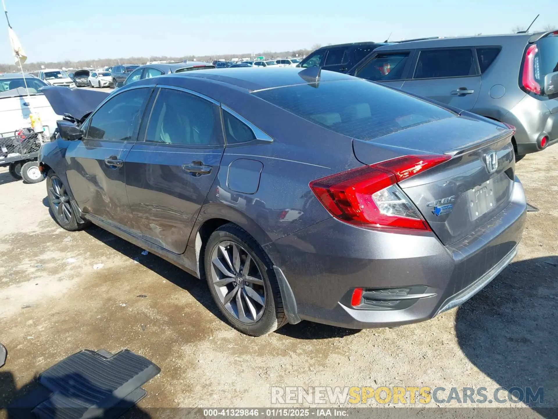 3 Photograph of a damaged car 19XFC1F35LE001892 HONDA CIVIC 2020