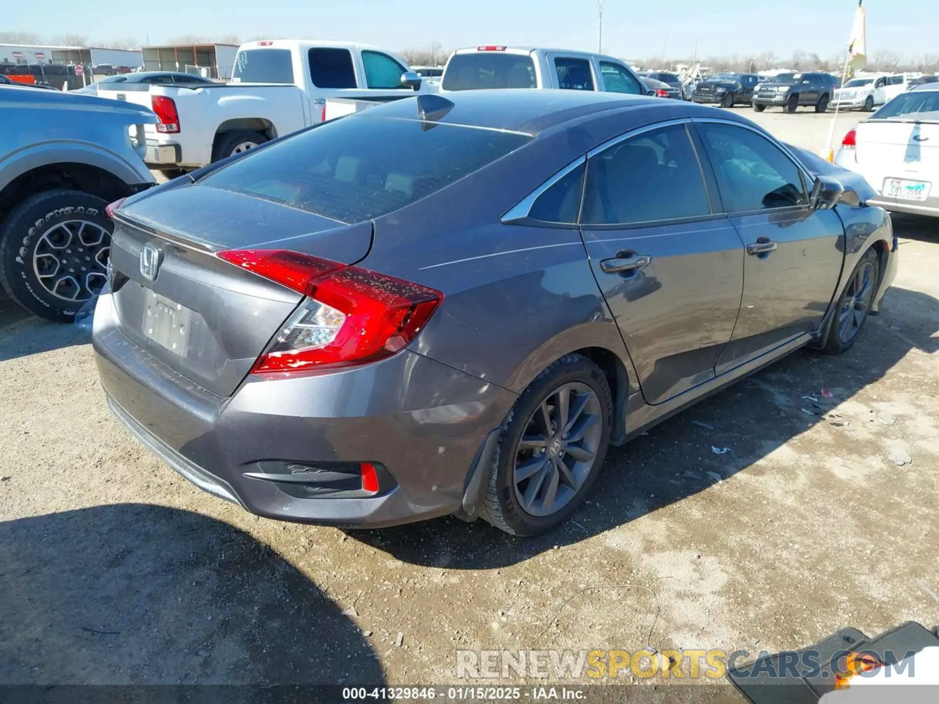 4 Photograph of a damaged car 19XFC1F35LE001892 HONDA CIVIC 2020