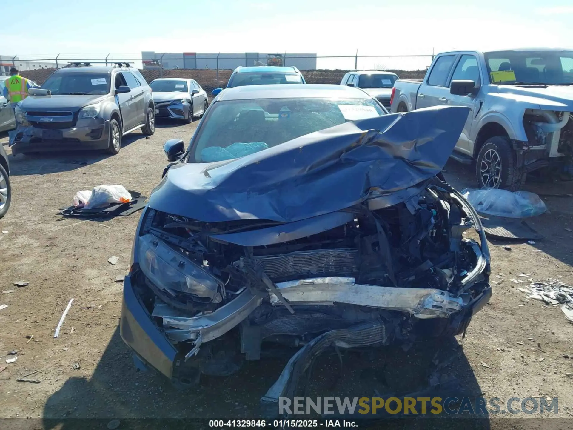6 Photograph of a damaged car 19XFC1F35LE001892 HONDA CIVIC 2020