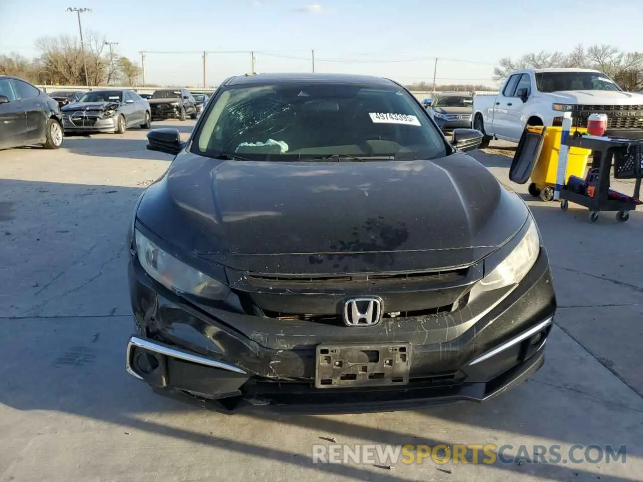5 Photograph of a damaged car 19XFC1F35LE003836 HONDA CIVIC 2020