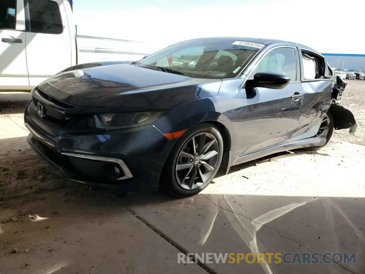 1 Photograph of a damaged car 19XFC1F35LE015341 HONDA CIVIC 2020