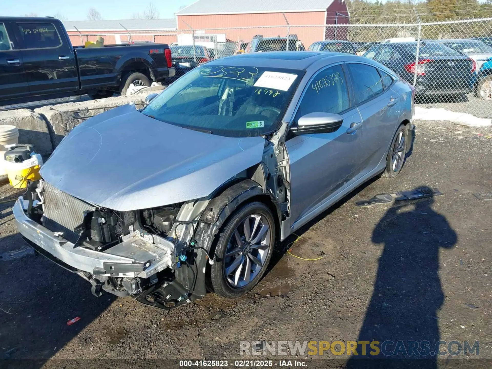 2 Photograph of a damaged car 19XFC1F35LE018532 HONDA CIVIC 2020