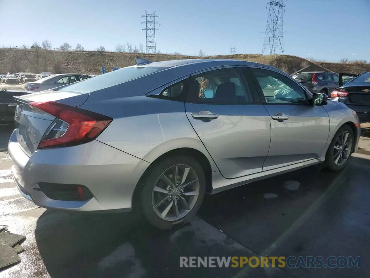3 Photograph of a damaged car 19XFC1F35LE024301 HONDA CIVIC 2020