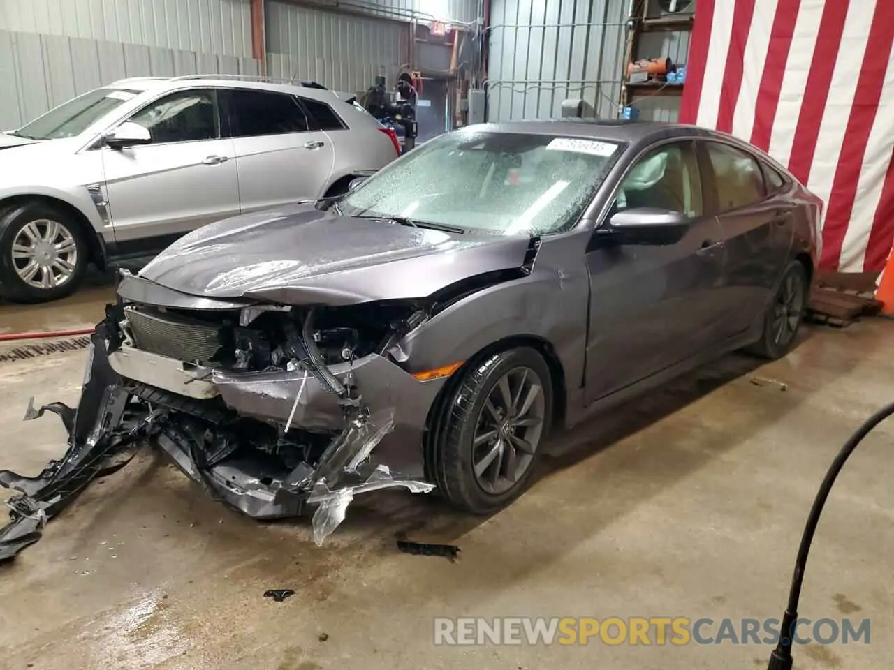 1 Photograph of a damaged car 19XFC1F35LE221582 HONDA CIVIC 2020
