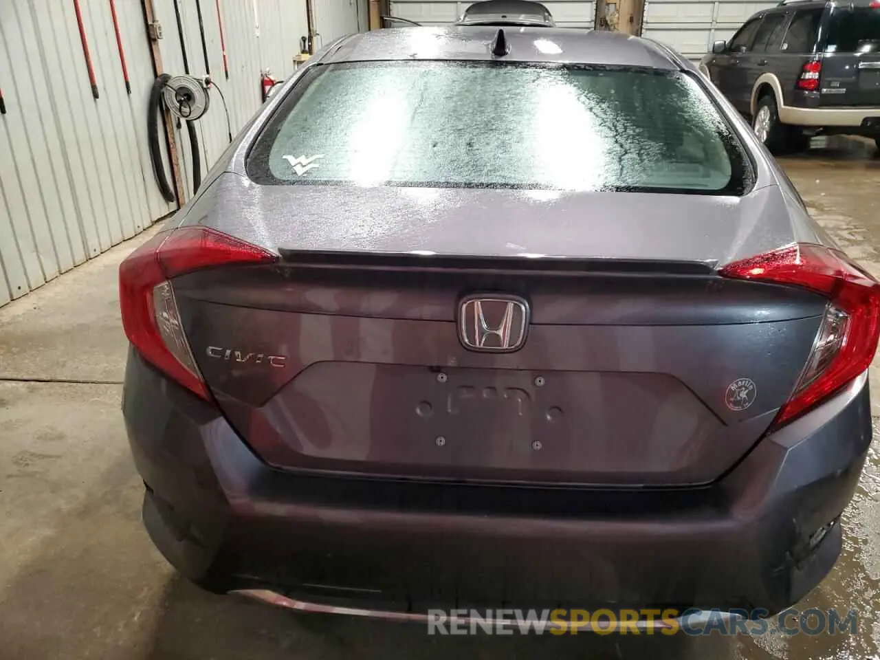 6 Photograph of a damaged car 19XFC1F35LE221582 HONDA CIVIC 2020