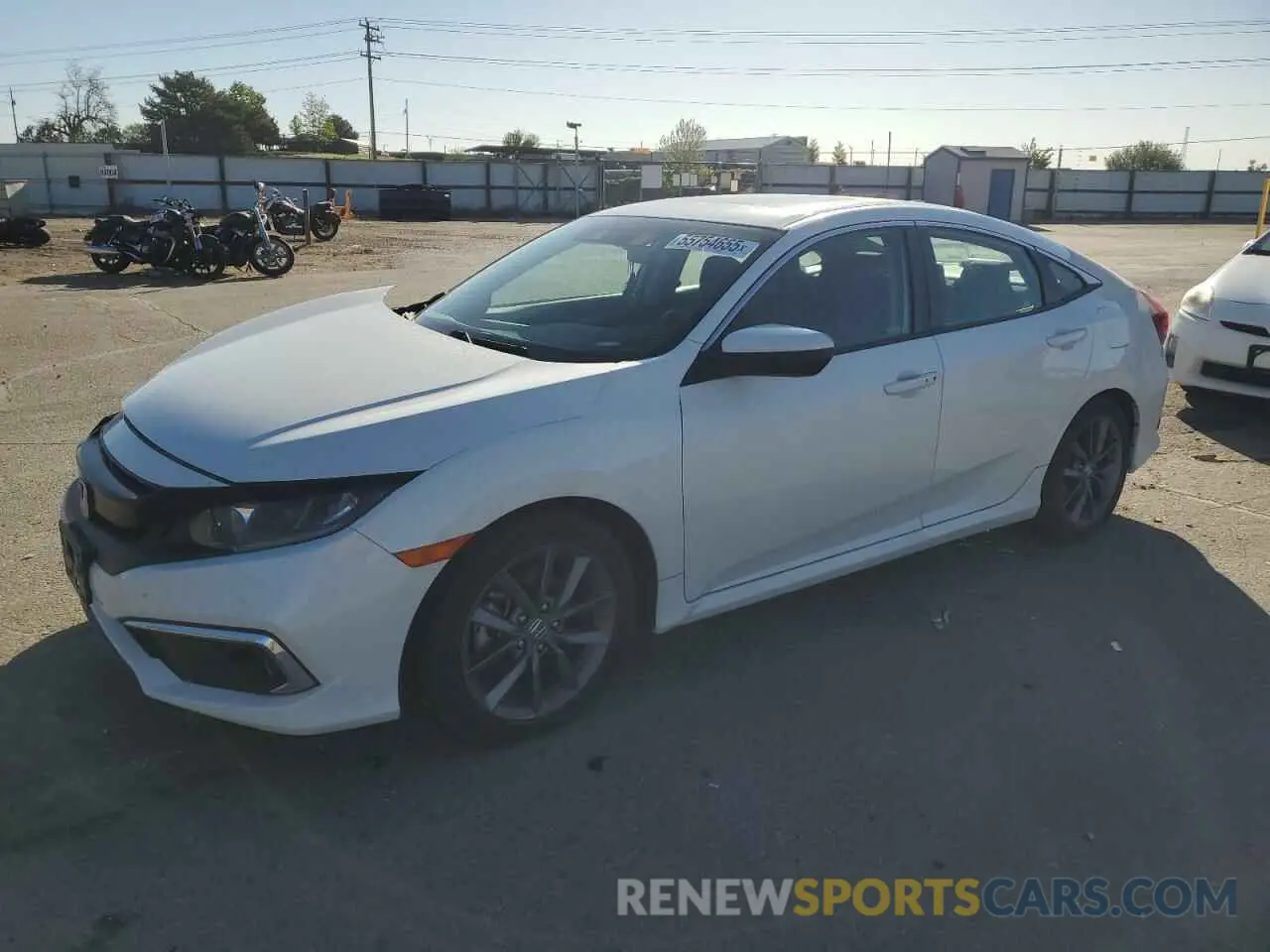 1 Photograph of a damaged car 19XFC1F36LE007037 HONDA CIVIC 2020