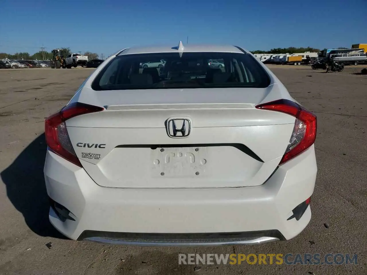 6 Photograph of a damaged car 19XFC1F36LE007037 HONDA CIVIC 2020