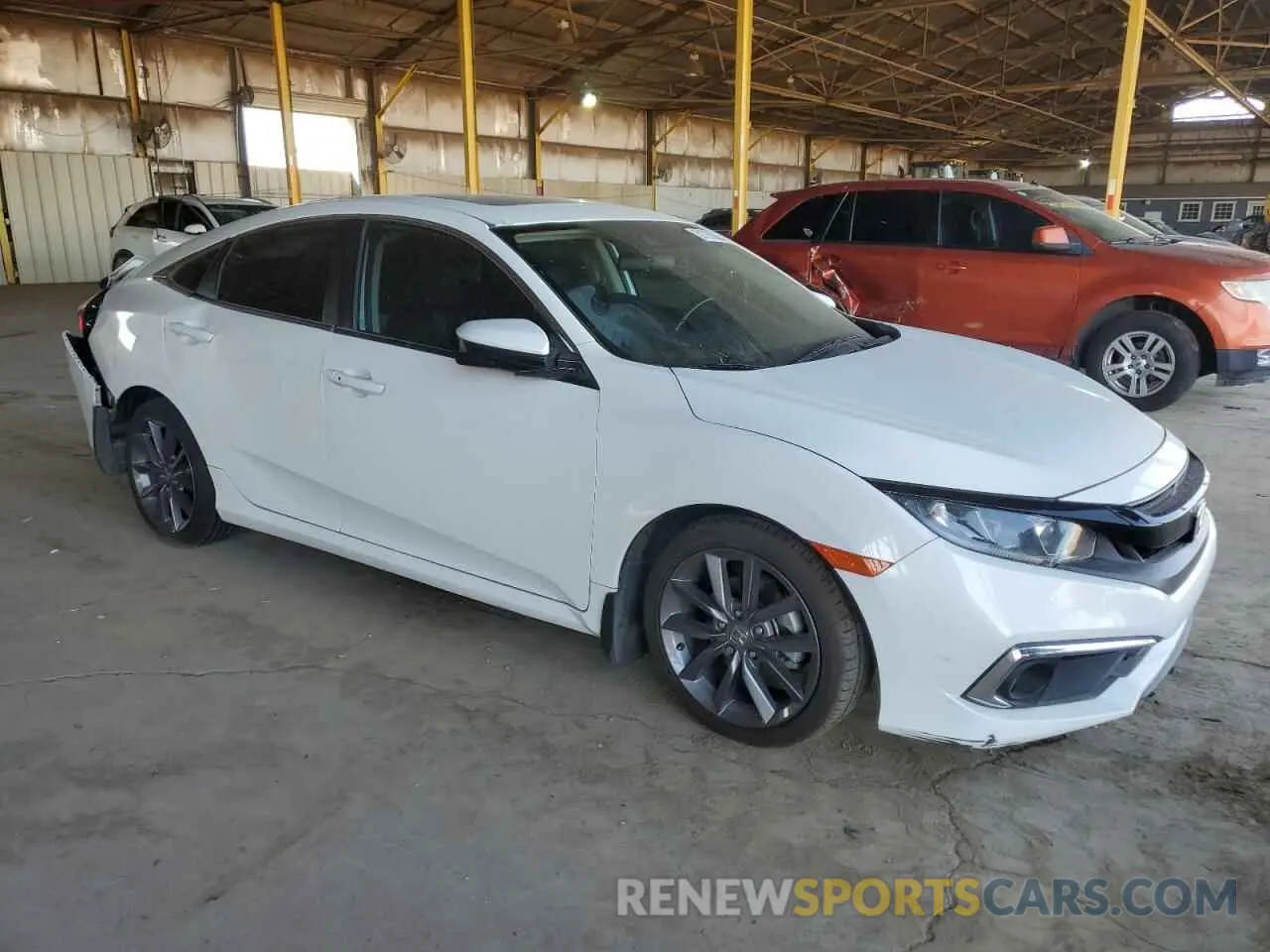 4 Photograph of a damaged car 19XFC1F36LE008642 HONDA CIVIC 2020