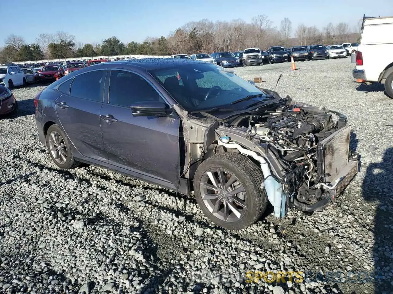 4 Photograph of a damaged car 19XFC1F36LE011850 HONDA CIVIC 2020