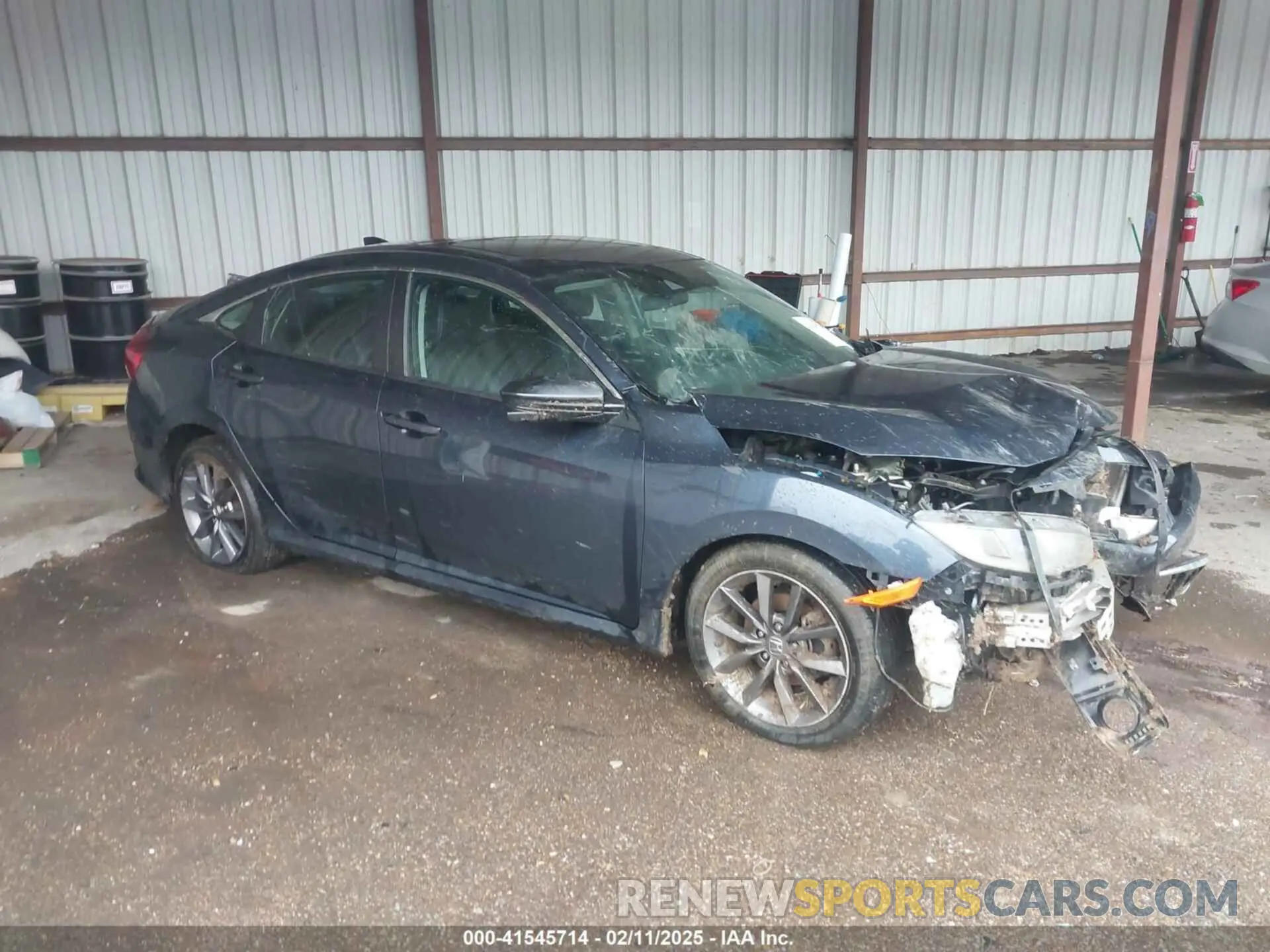 1 Photograph of a damaged car 19XFC1F36LE019124 HONDA CIVIC 2020