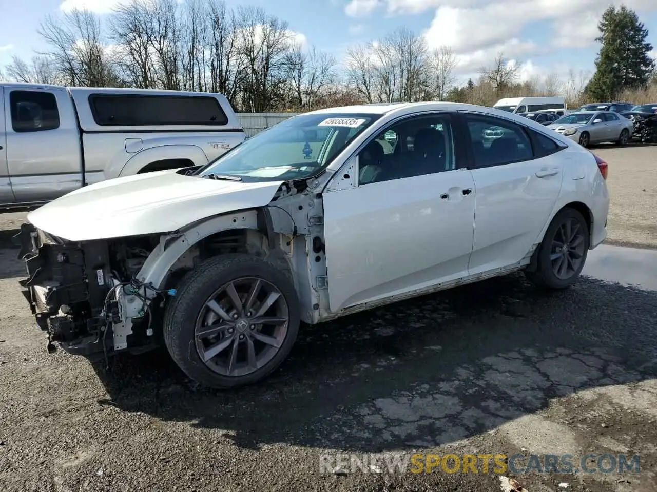 1 Photograph of a damaged car 19XFC1F36LE202927 HONDA CIVIC 2020