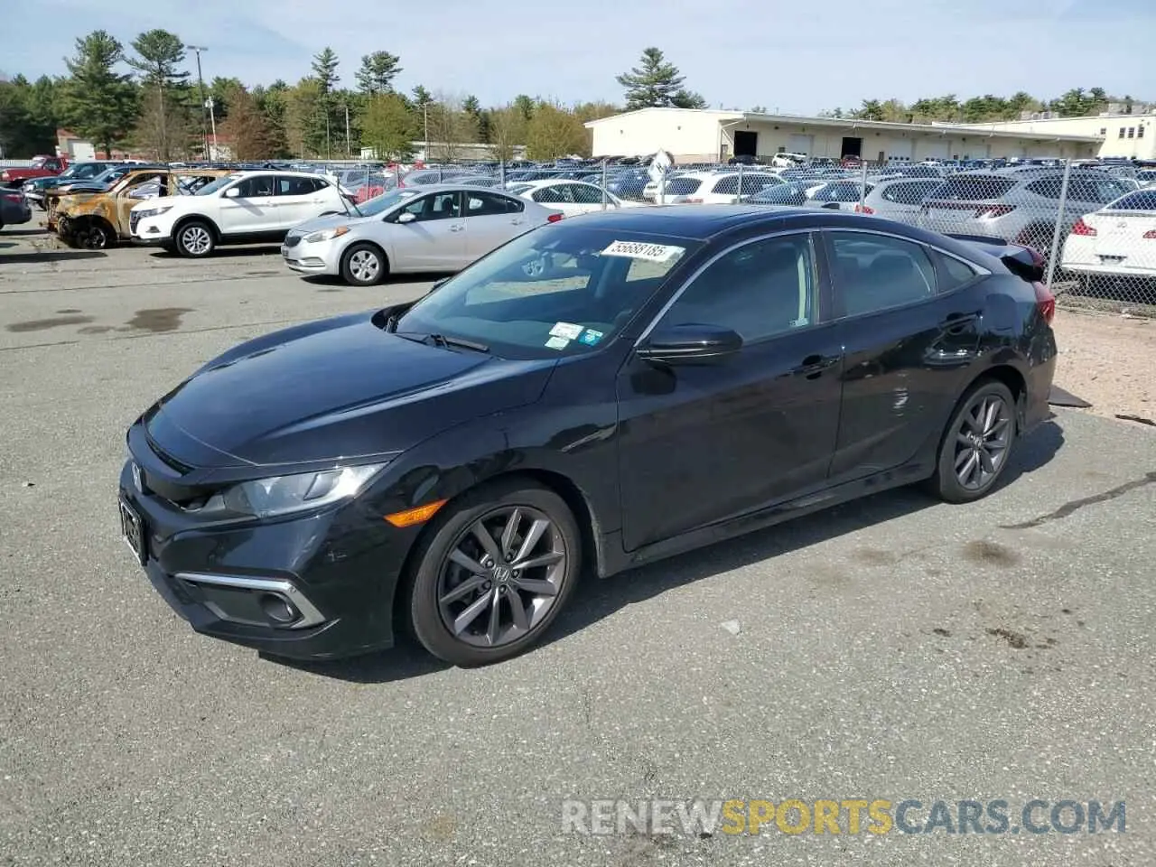 1 Photograph of a damaged car 19XFC1F36LE217105 HONDA CIVIC 2020