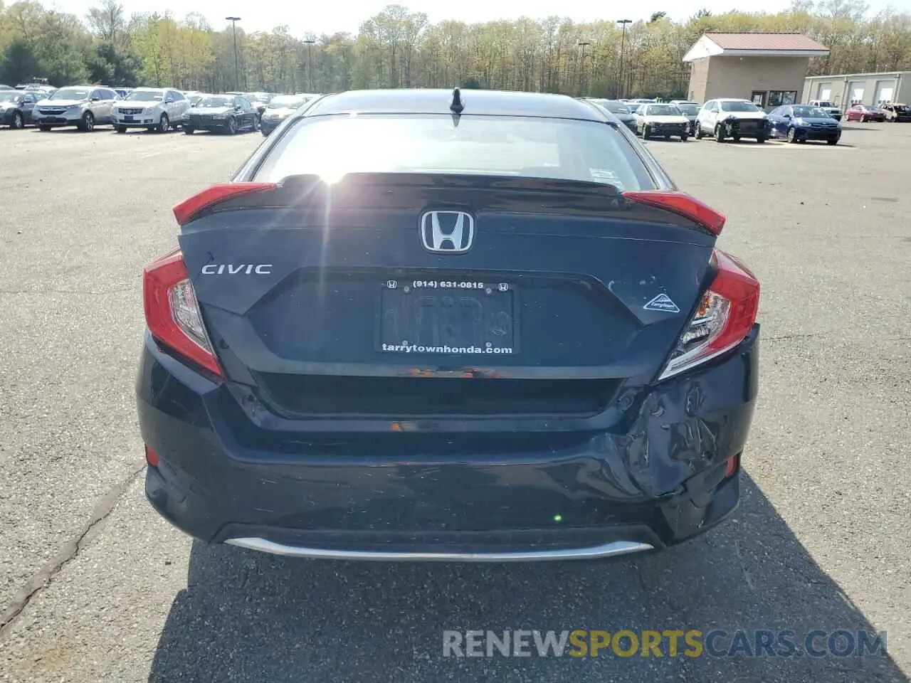 6 Photograph of a damaged car 19XFC1F36LE217105 HONDA CIVIC 2020