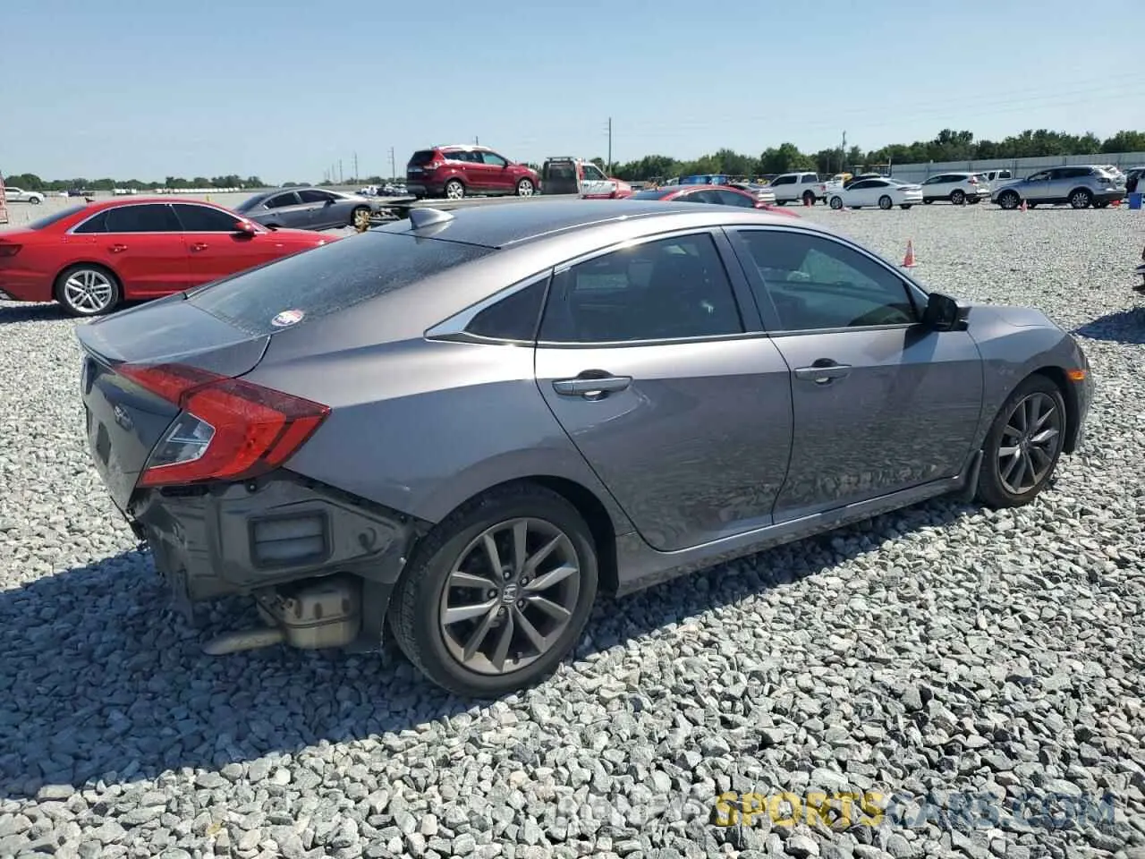3 Photograph of a damaged car 19XFC1F37LE014465 HONDA CIVIC 2020