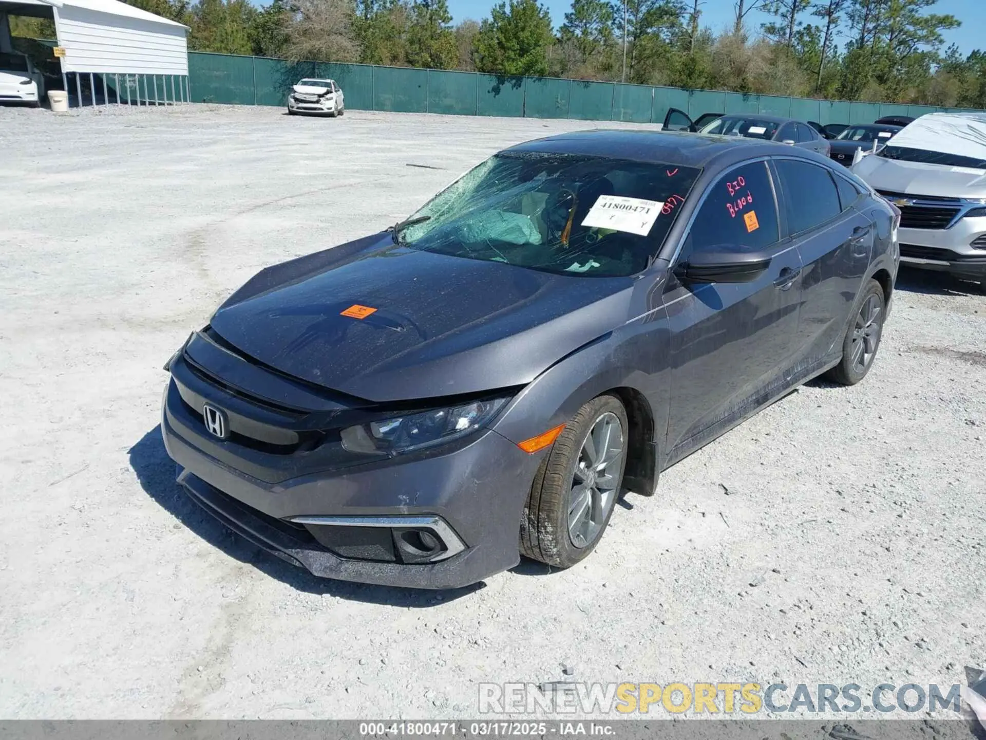 2 Photograph of a damaged car 19XFC1F37LE015499 HONDA CIVIC 2020