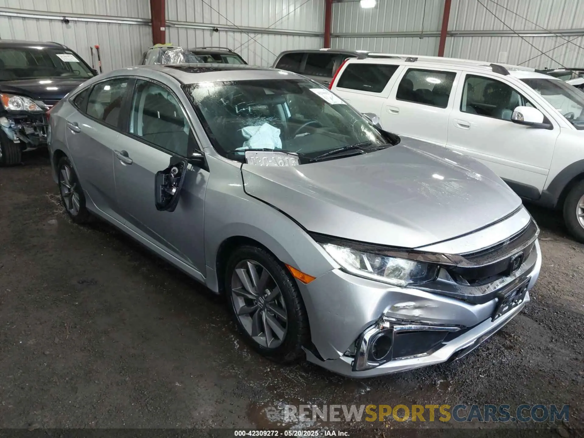 1 Photograph of a damaged car 19XFC1F37LE024476 HONDA CIVIC 2020
