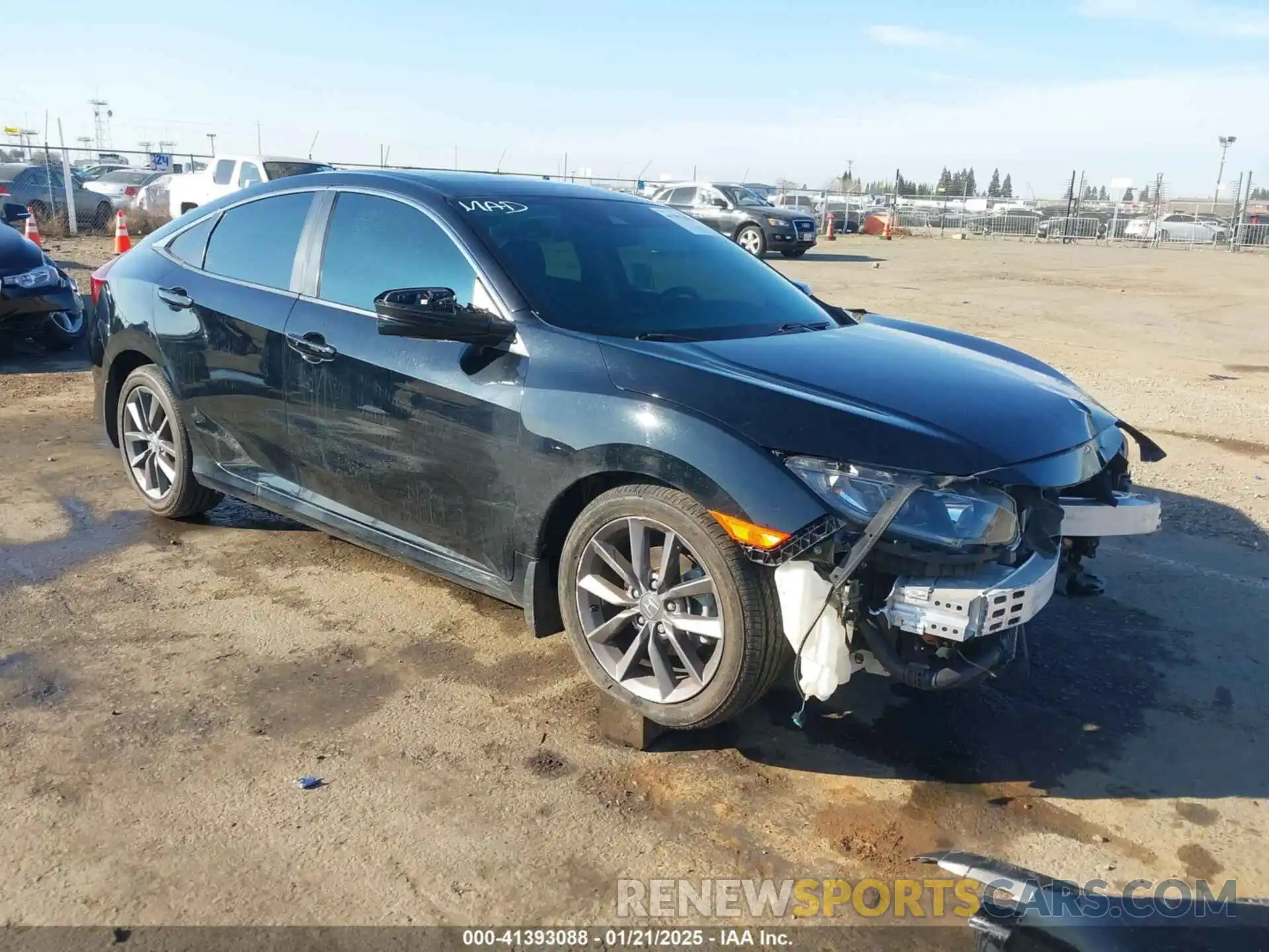 1 Photograph of a damaged car 19XFC1F37LE202788 HONDA CIVIC 2020