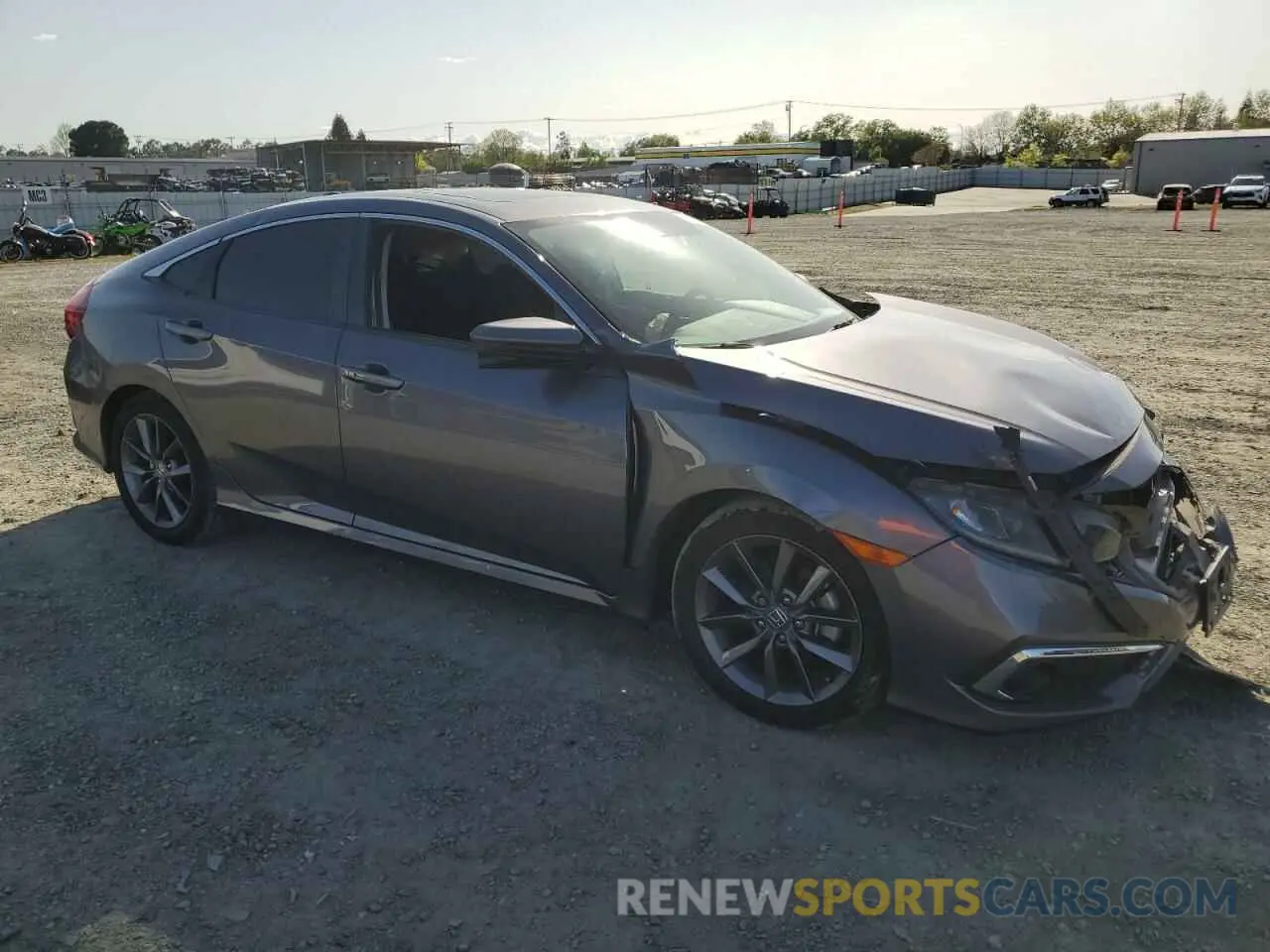 4 Photograph of a damaged car 19XFC1F37LE206615 HONDA CIVIC 2020
