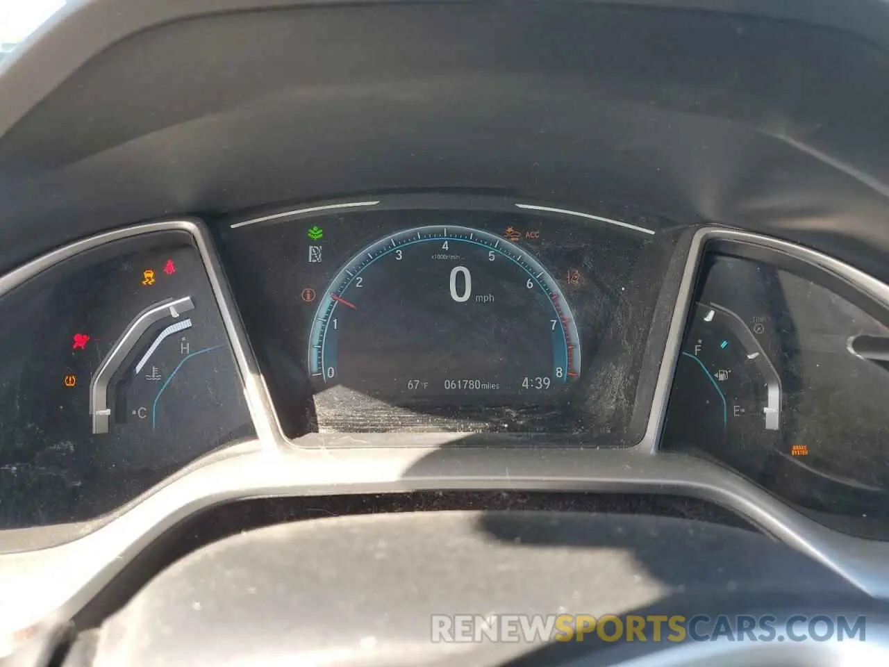 9 Photograph of a damaged car 19XFC1F37LE206615 HONDA CIVIC 2020