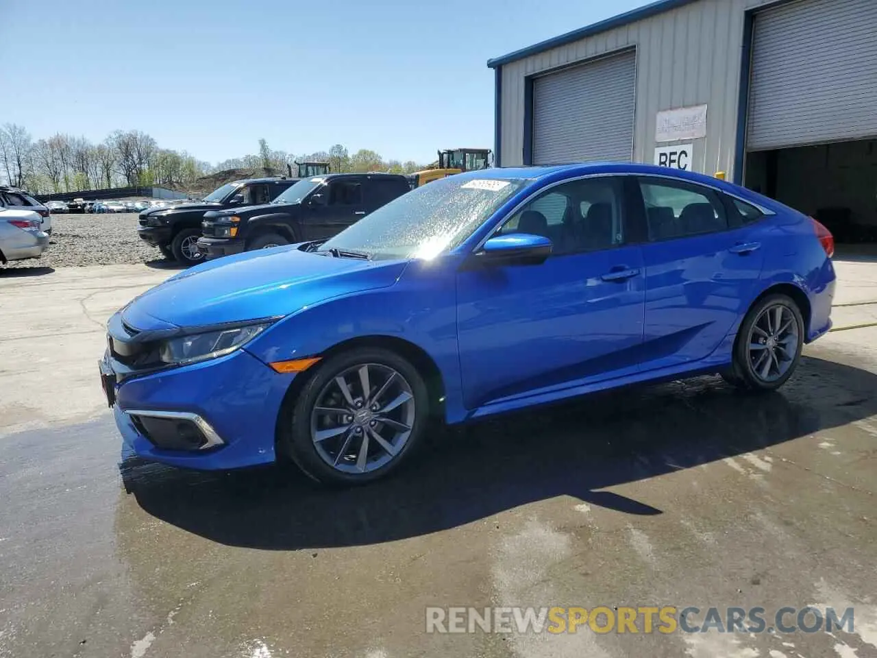 1 Photograph of a damaged car 19XFC1F37LE211619 HONDA CIVIC 2020