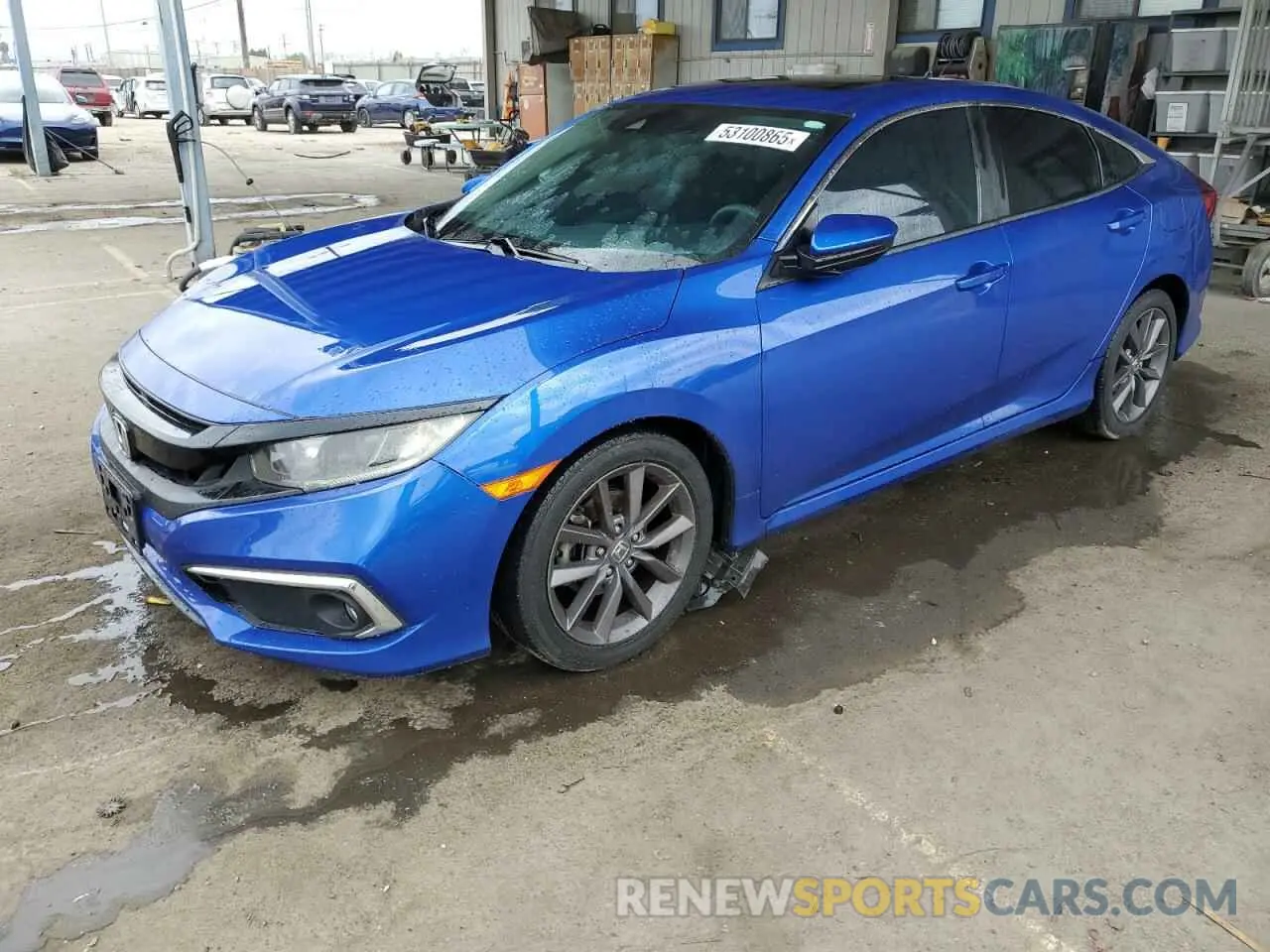 1 Photograph of a damaged car 19XFC1F37LE215511 HONDA CIVIC 2020