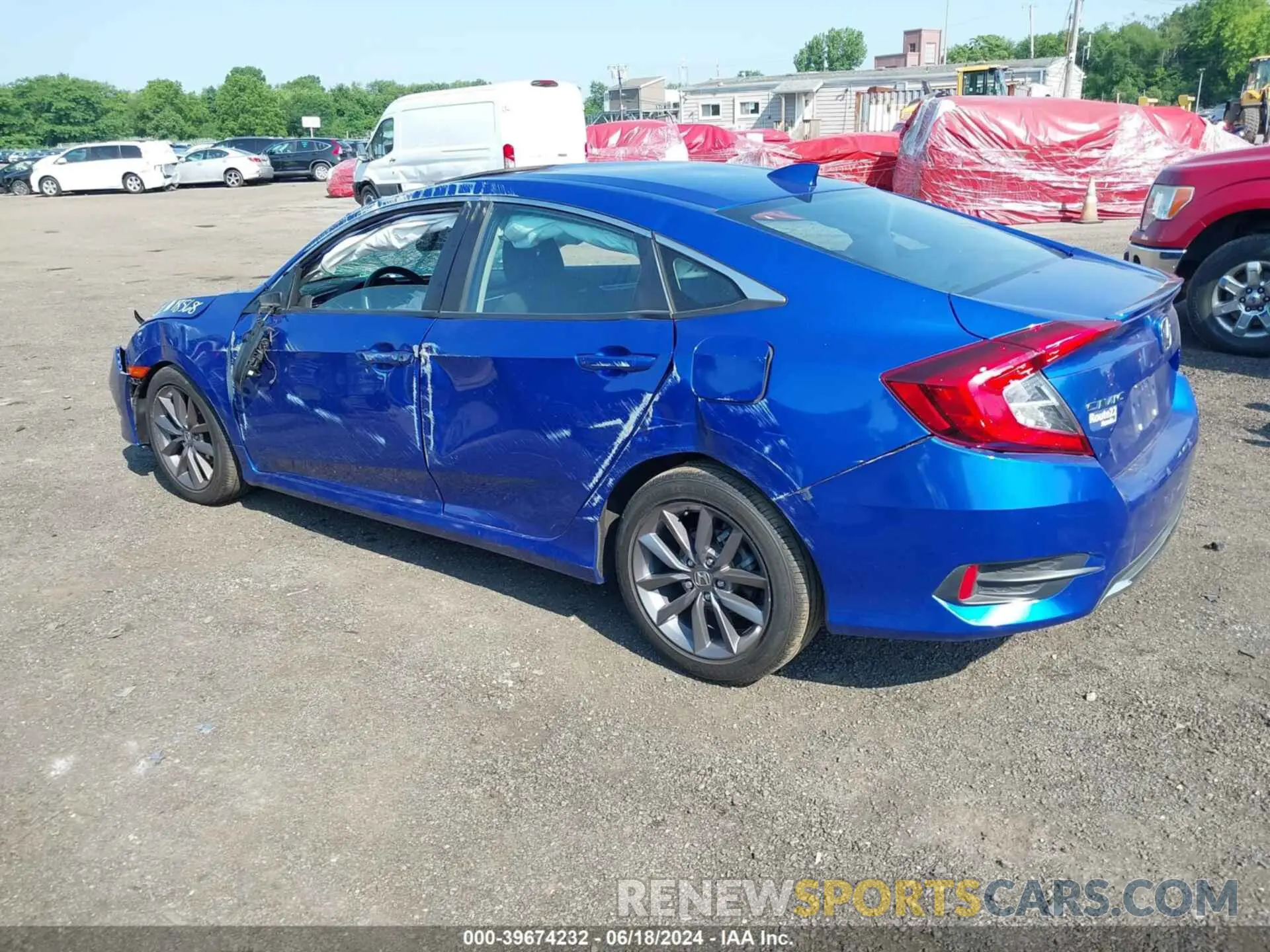 3 Photograph of a damaged car 19XFC1F37LE218568 HONDA CIVIC 2020