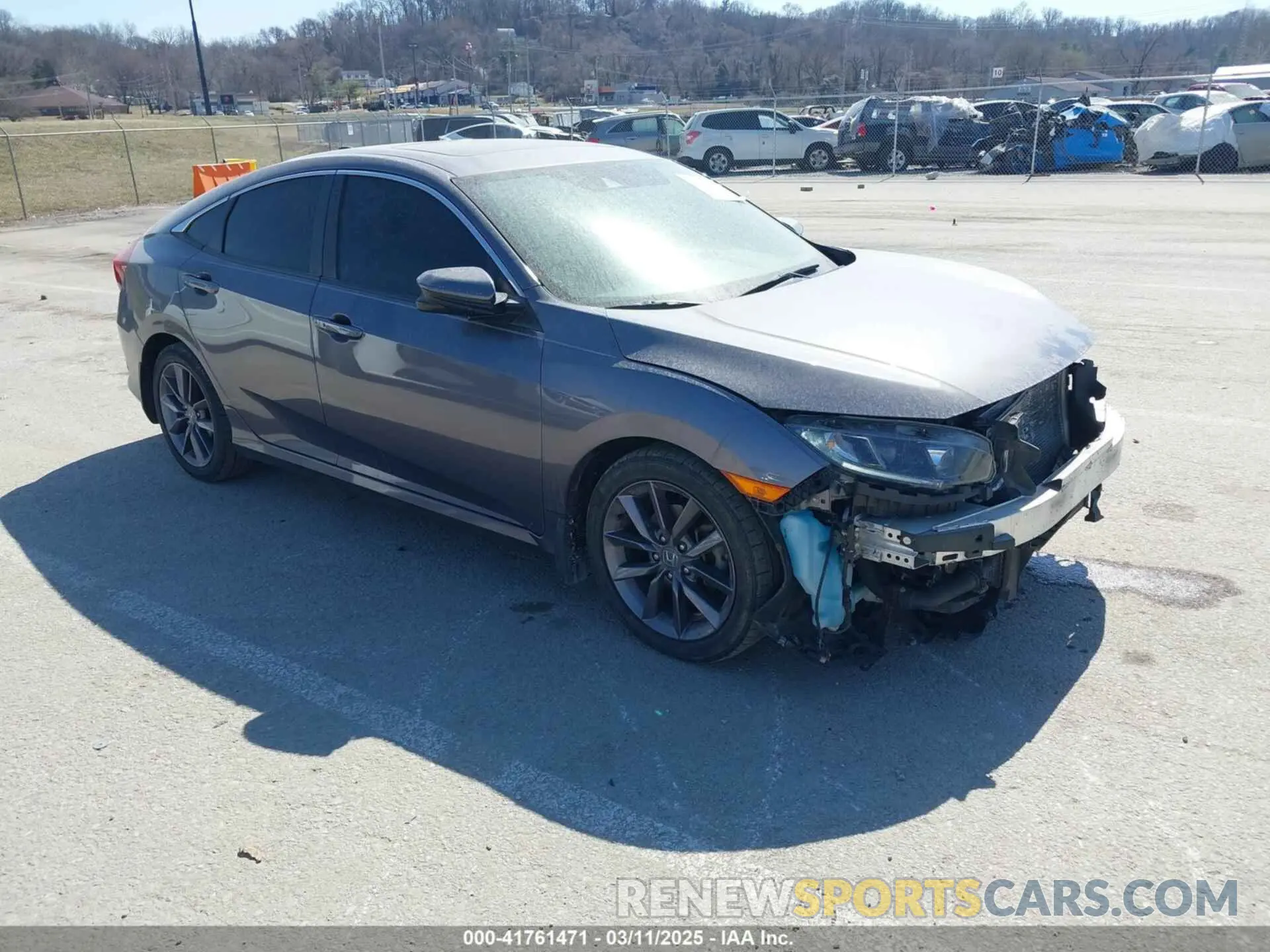1 Photograph of a damaged car 19XFC1F38LE008822 HONDA CIVIC 2020