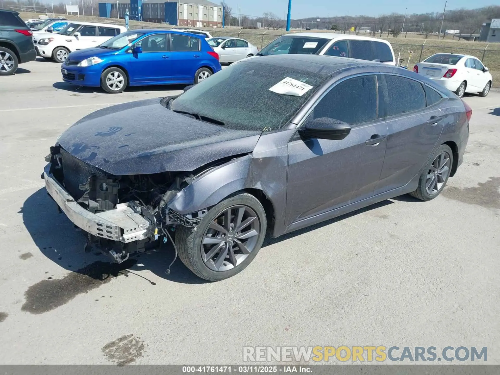 2 Photograph of a damaged car 19XFC1F38LE008822 HONDA CIVIC 2020
