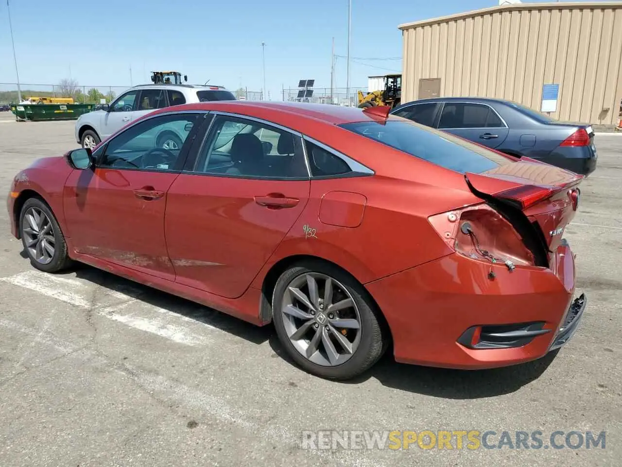 2 Photograph of a damaged car 19XFC1F38LE010778 HONDA CIVIC 2020