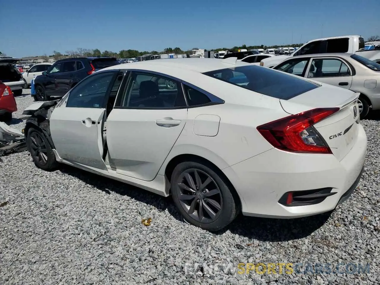 2 Photograph of a damaged car 19XFC1F38LE020372 HONDA CIVIC 2020