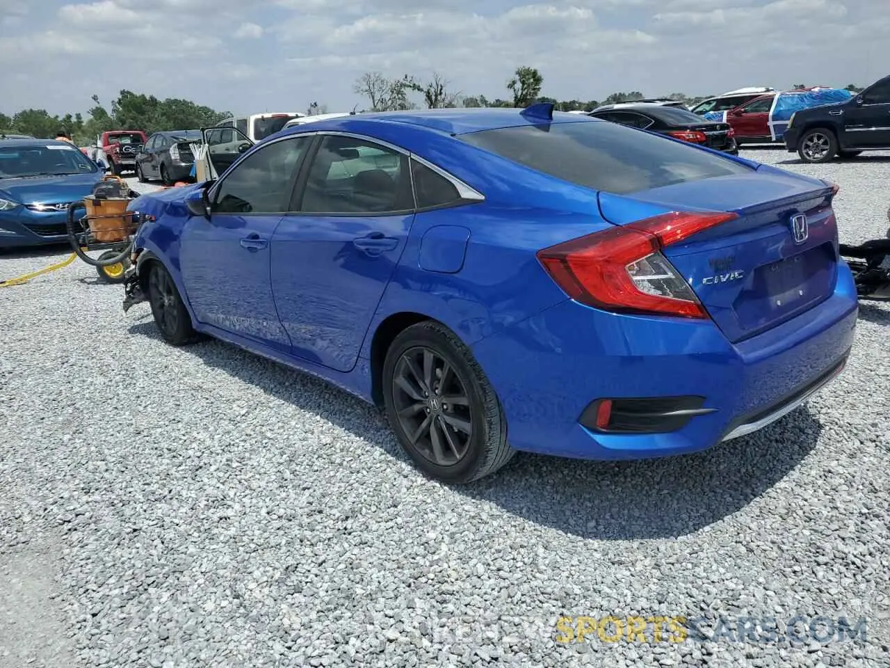 2 Photograph of a damaged car 19XFC1F38LE211628 HONDA CIVIC 2020