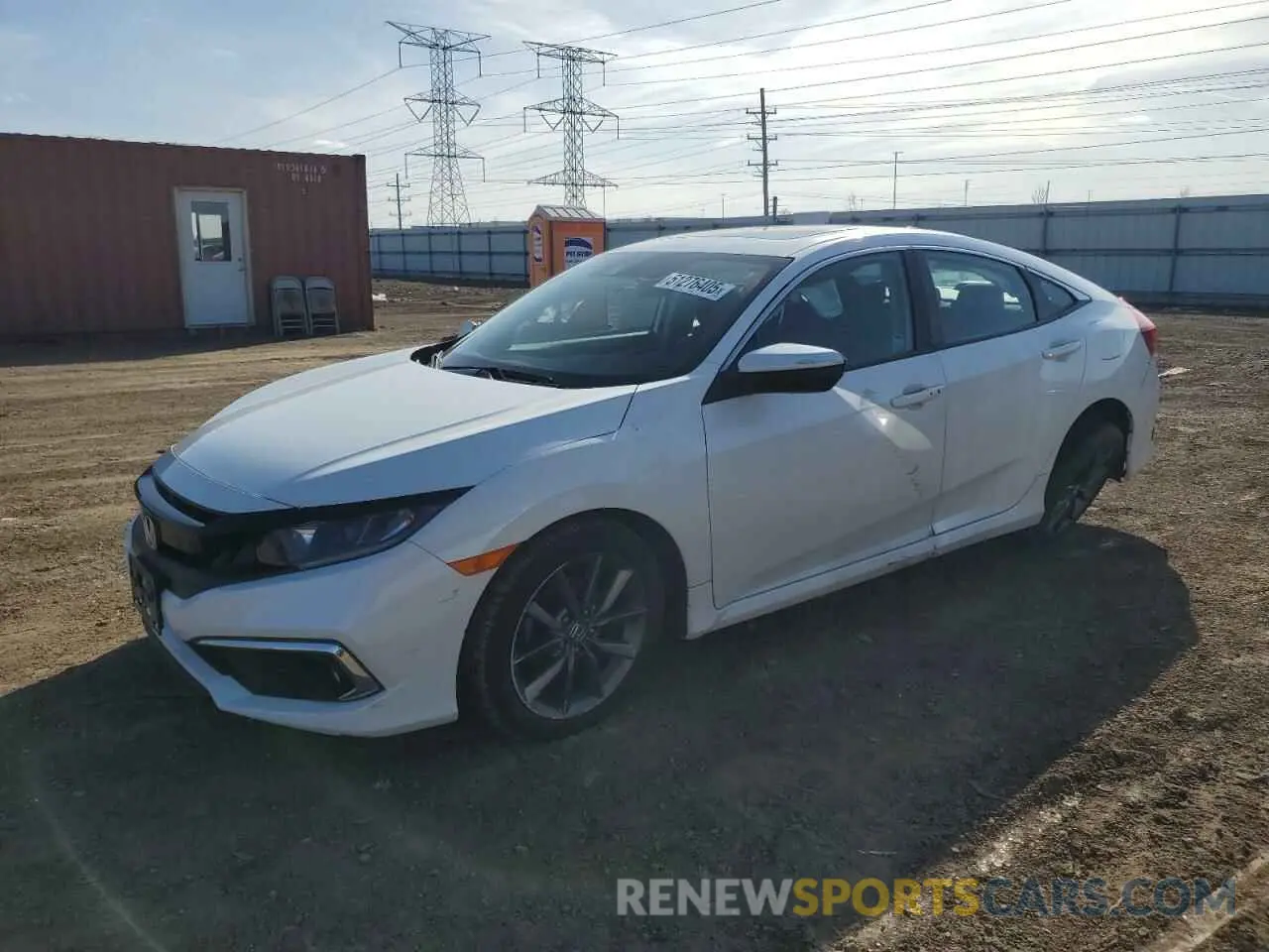 1 Photograph of a damaged car 19XFC1F38LE215226 HONDA CIVIC 2020
