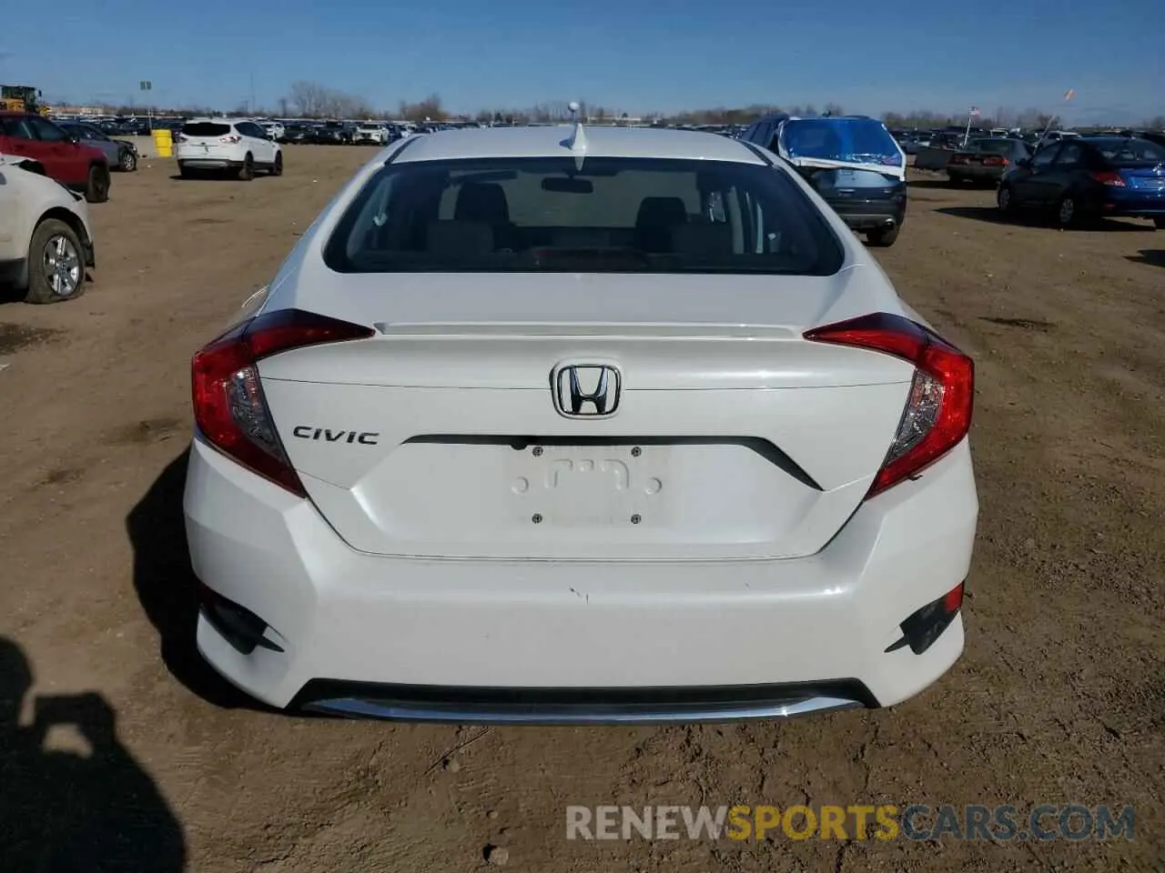 6 Photograph of a damaged car 19XFC1F38LE215226 HONDA CIVIC 2020