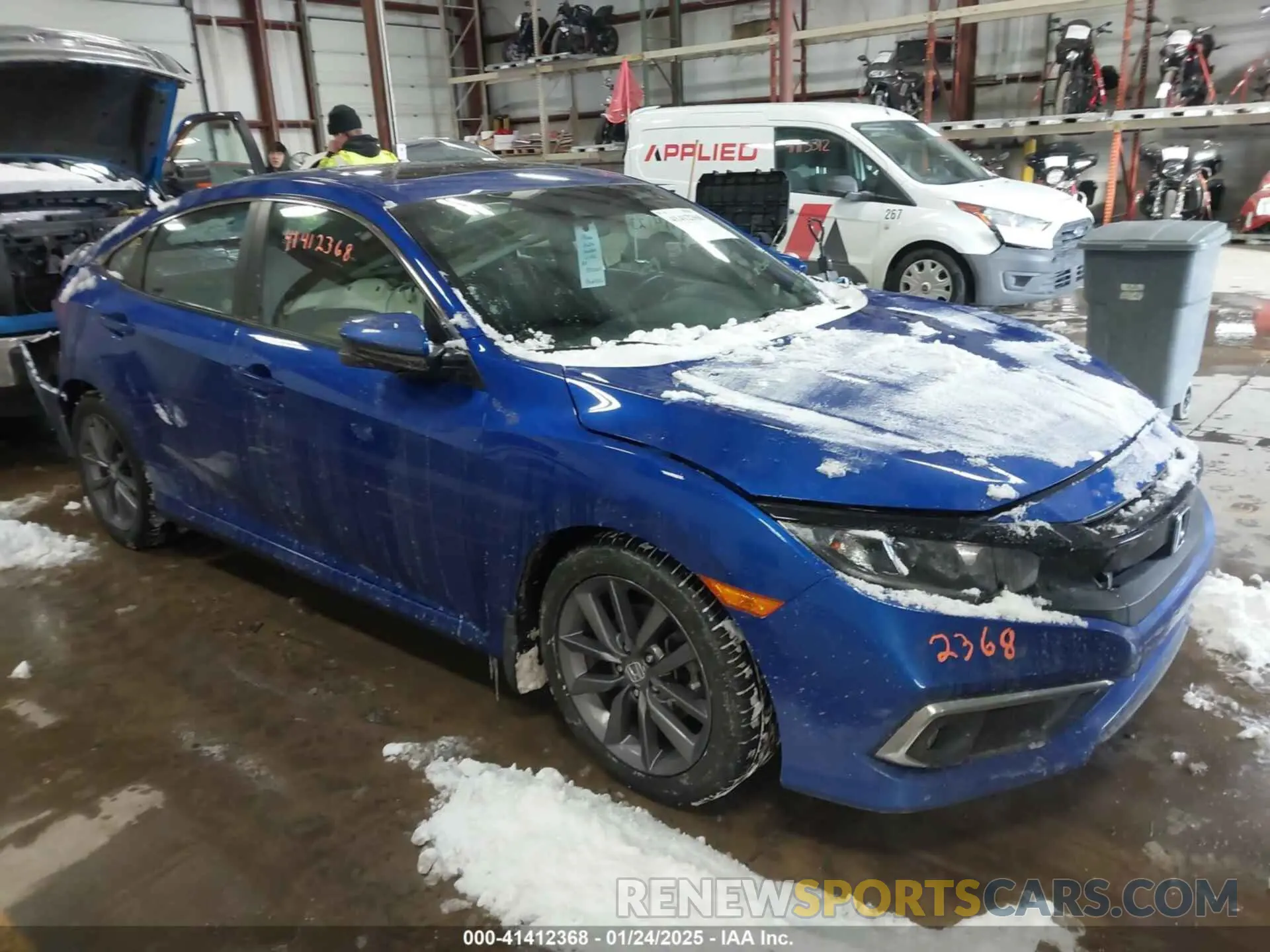 1 Photograph of a damaged car 19XFC1F39LE013558 HONDA CIVIC 2020