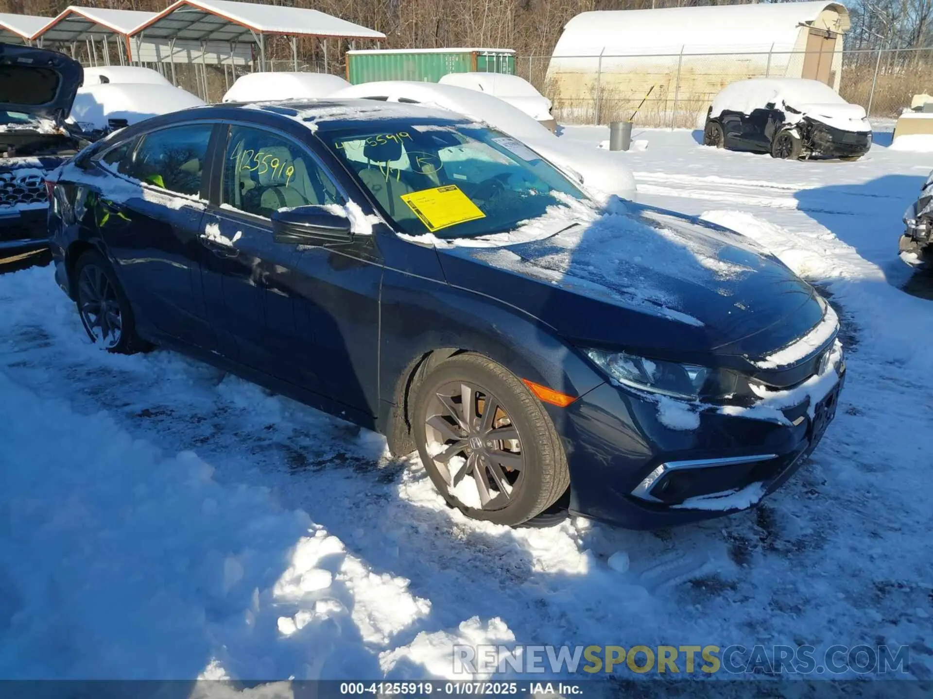 1 Photograph of a damaged car 19XFC1F39LE208916 HONDA CIVIC 2020