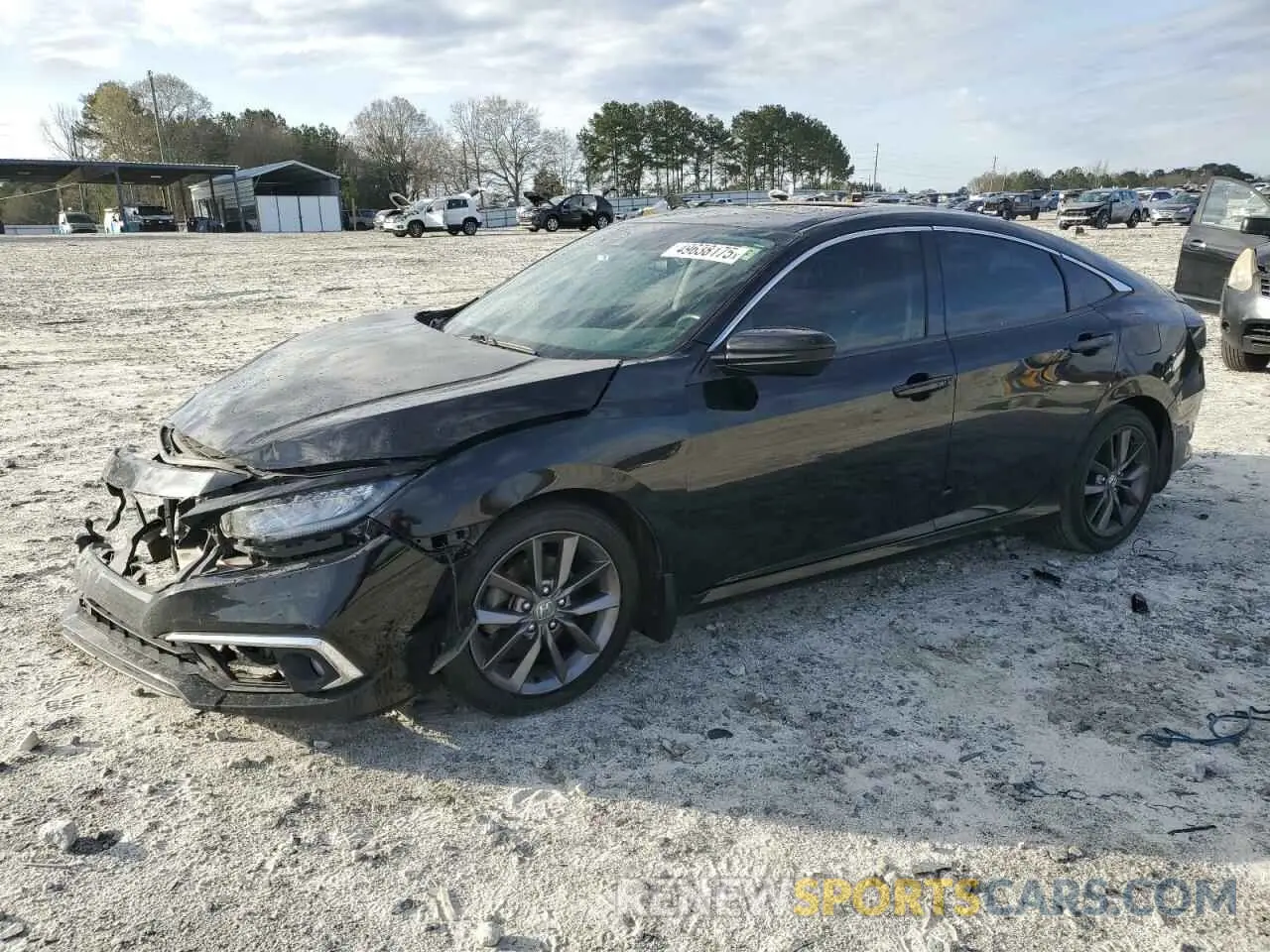 1 Photograph of a damaged car 19XFC1F3XLE002083 HONDA CIVIC 2020