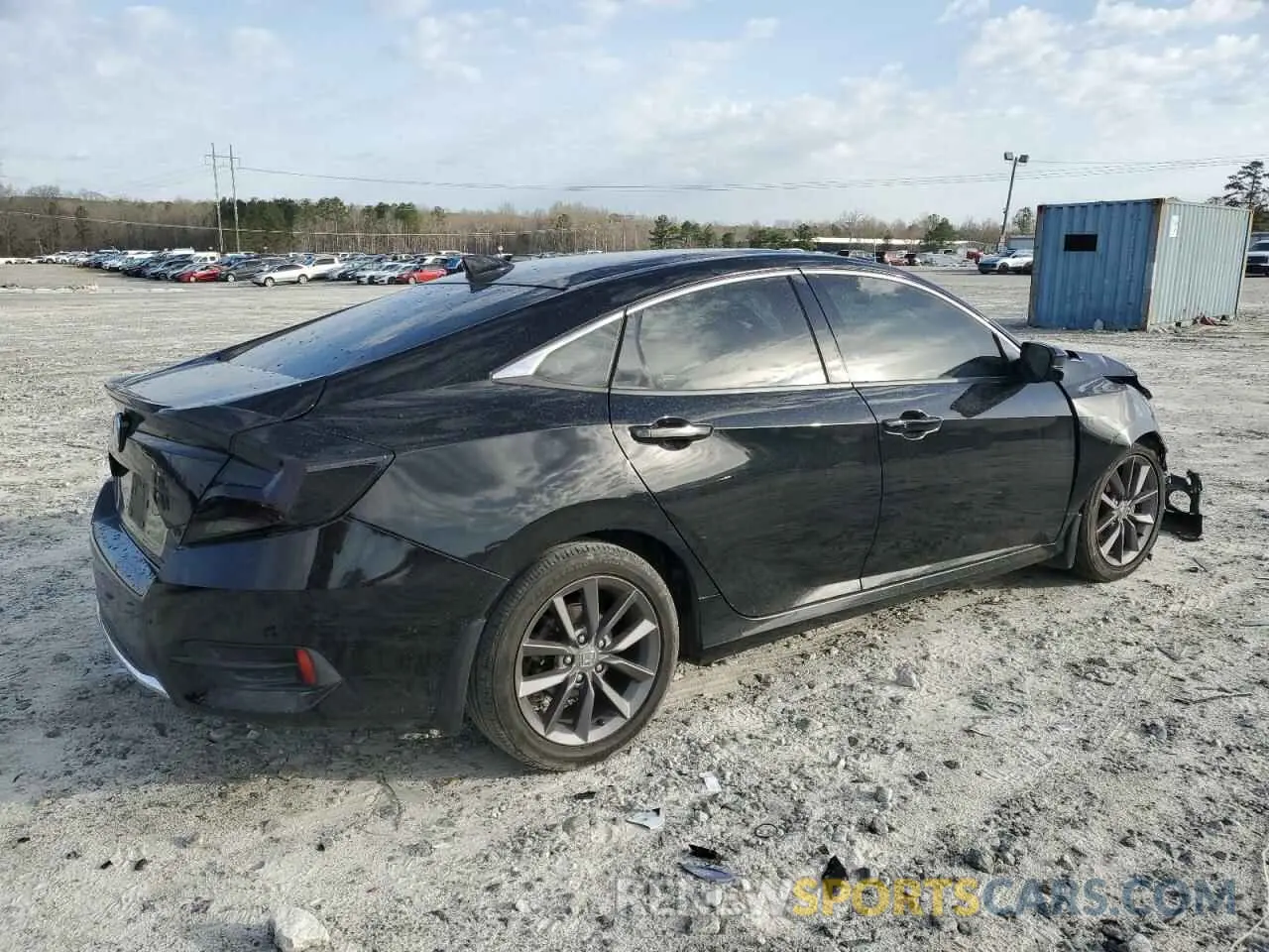 3 Photograph of a damaged car 19XFC1F3XLE002083 HONDA CIVIC 2020