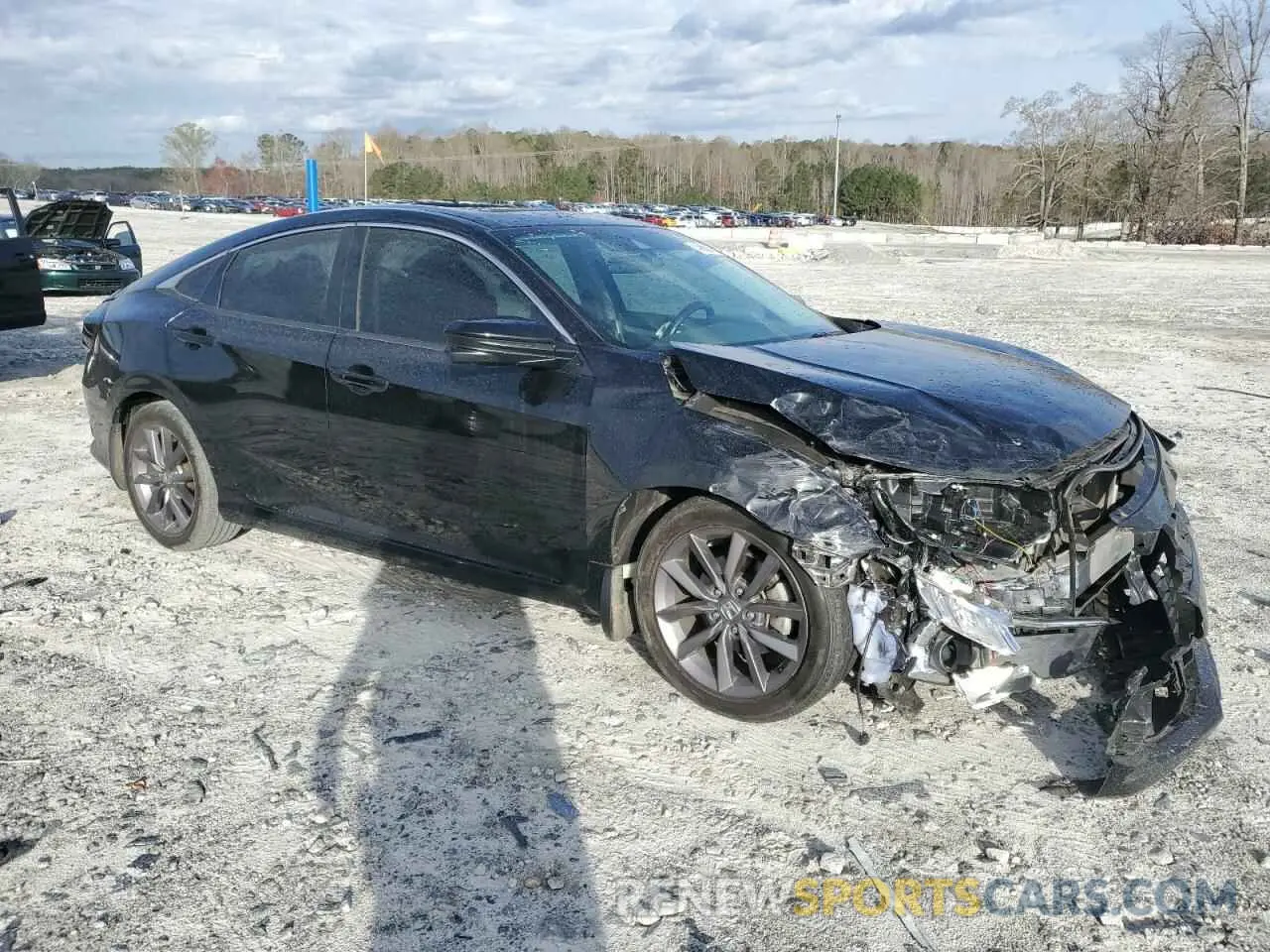 4 Photograph of a damaged car 19XFC1F3XLE002083 HONDA CIVIC 2020