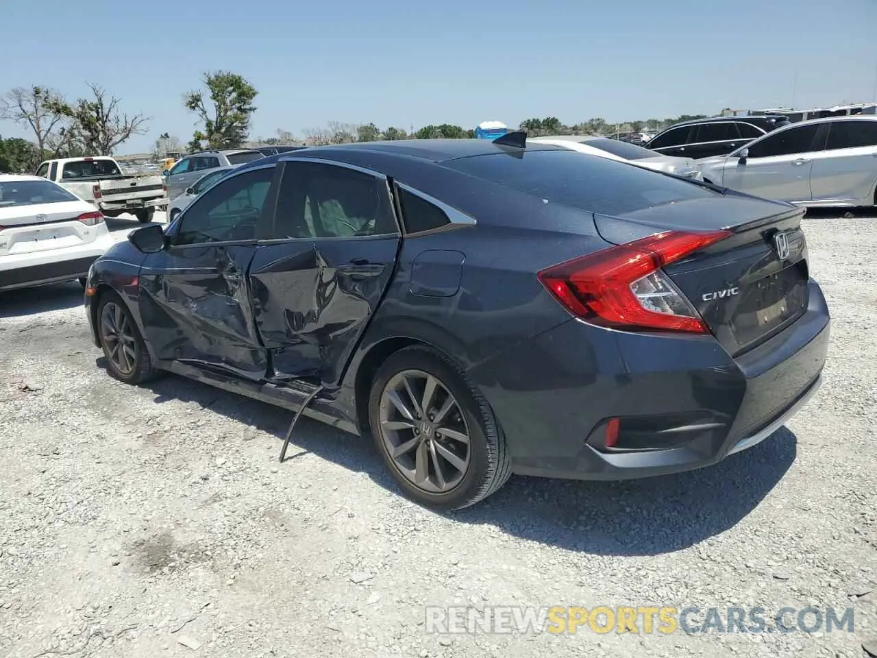 2 Photograph of a damaged car 19XFC1F3XLE005677 HONDA CIVIC 2020