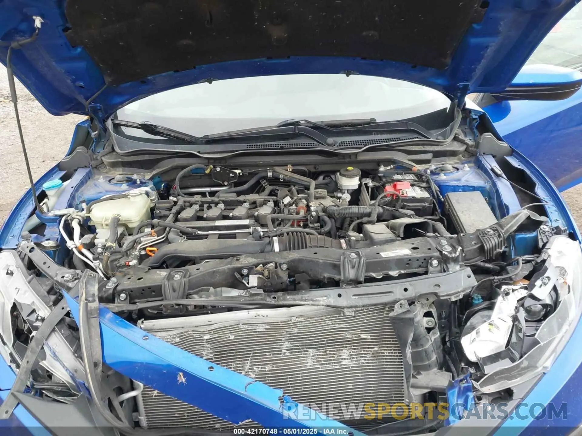 10 Photograph of a damaged car 19XFC1F3XLE011172 HONDA CIVIC 2020