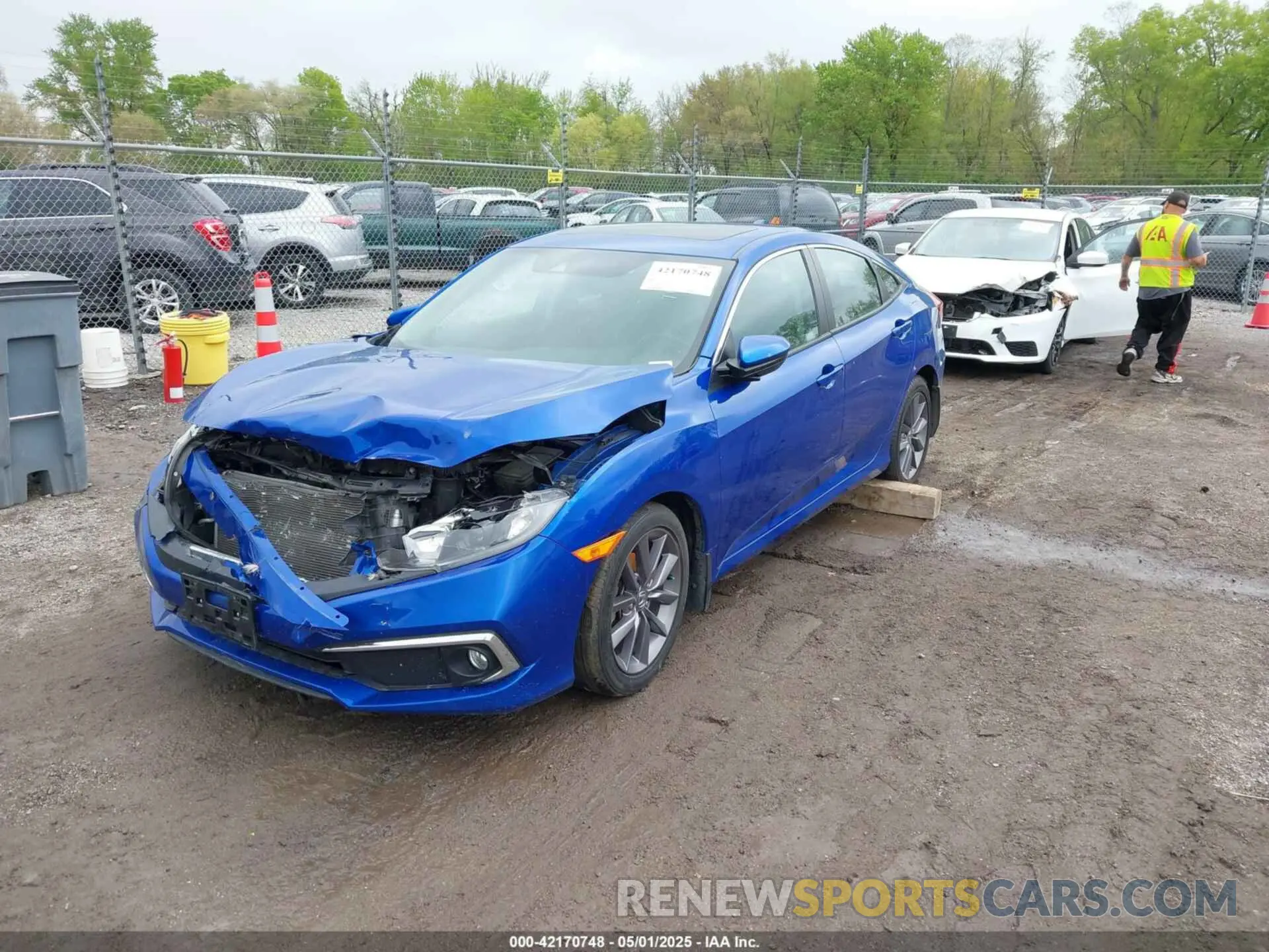 2 Photograph of a damaged car 19XFC1F3XLE011172 HONDA CIVIC 2020