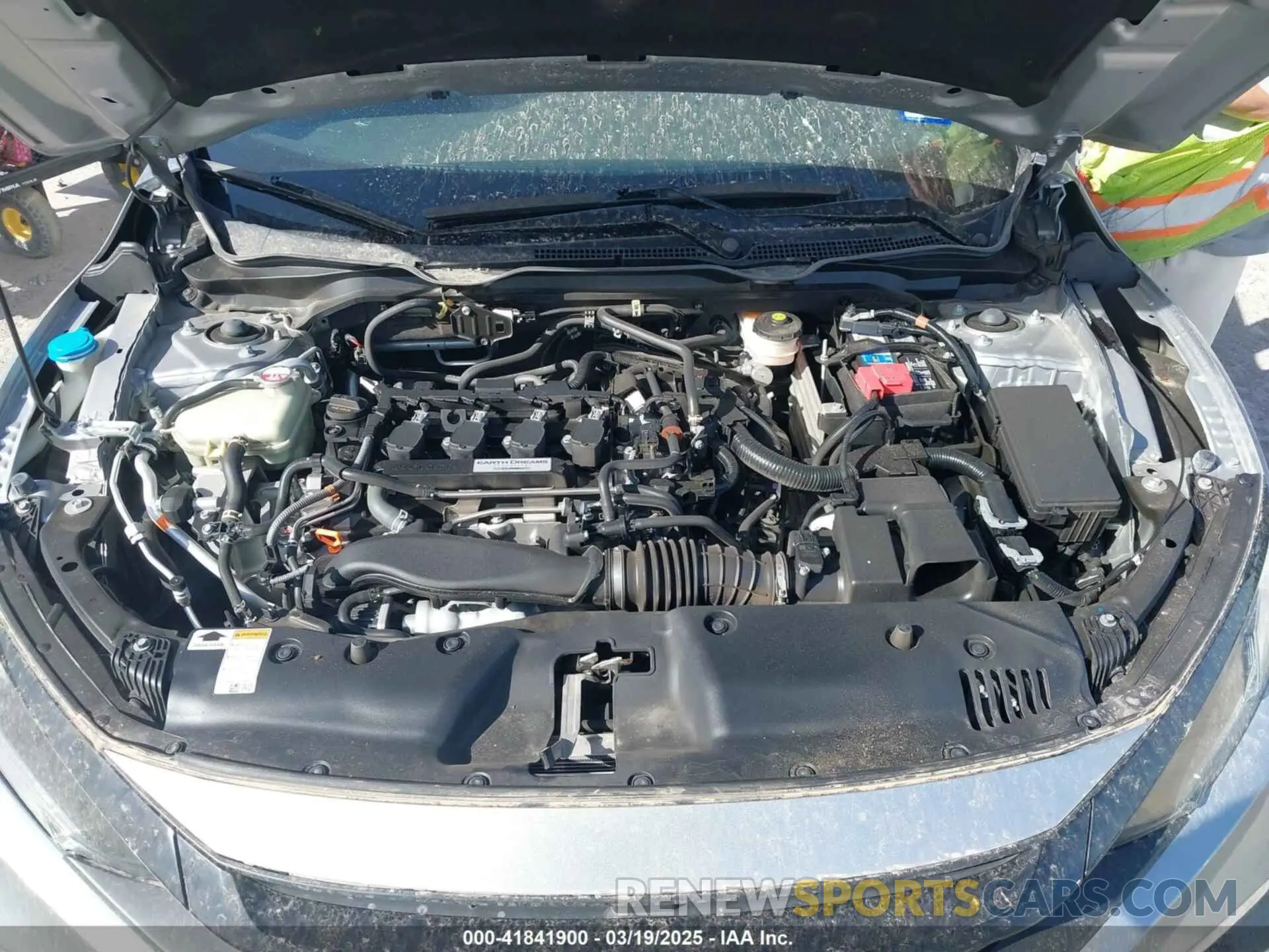 10 Photograph of a damaged car 19XFC1F3XLE014041 HONDA CIVIC 2020