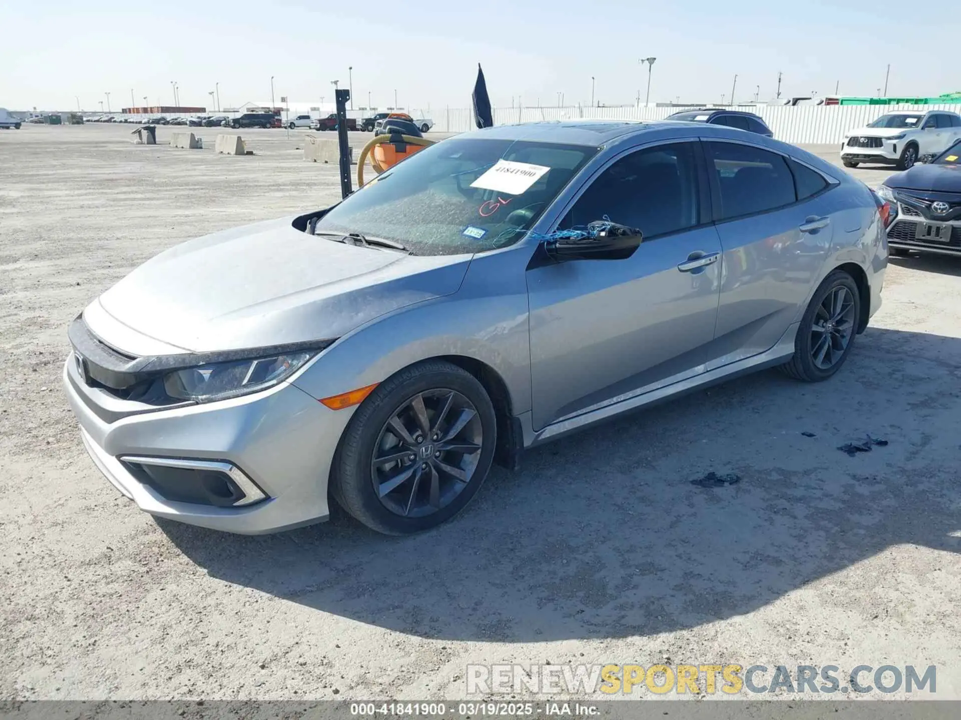 2 Photograph of a damaged car 19XFC1F3XLE014041 HONDA CIVIC 2020