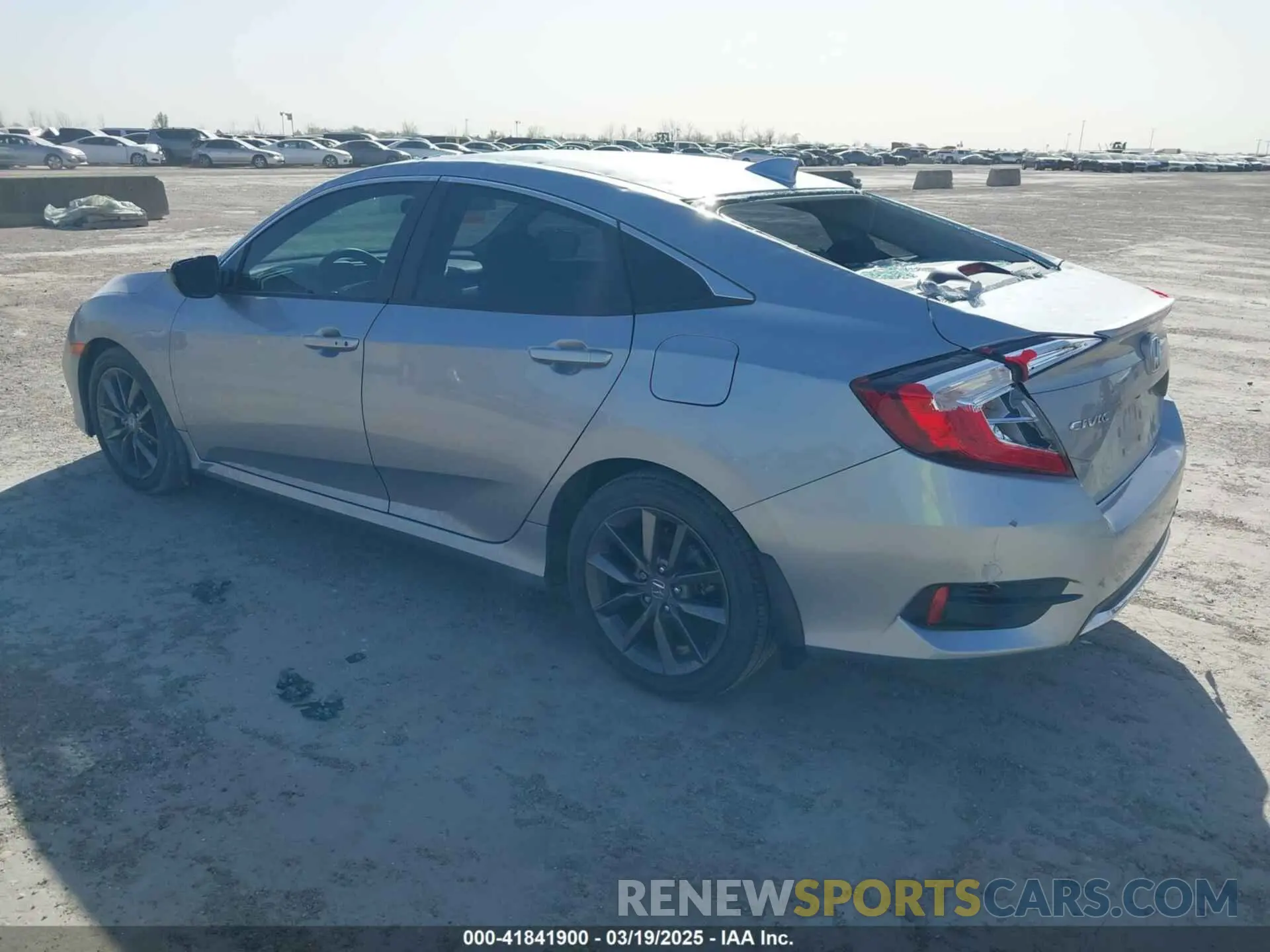 3 Photograph of a damaged car 19XFC1F3XLE014041 HONDA CIVIC 2020
