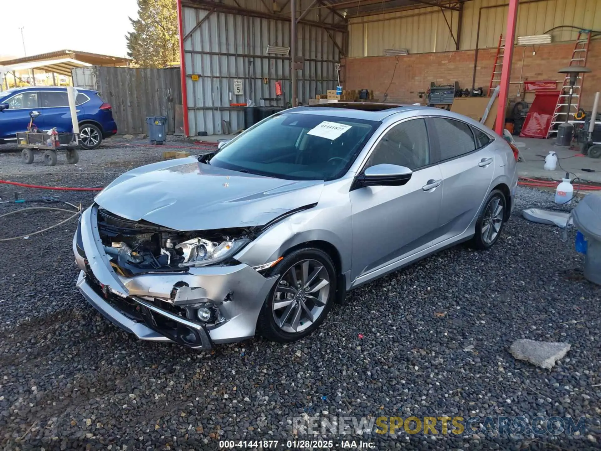 2 Photograph of a damaged car 19XFC1F3XLE021720 HONDA CIVIC 2020